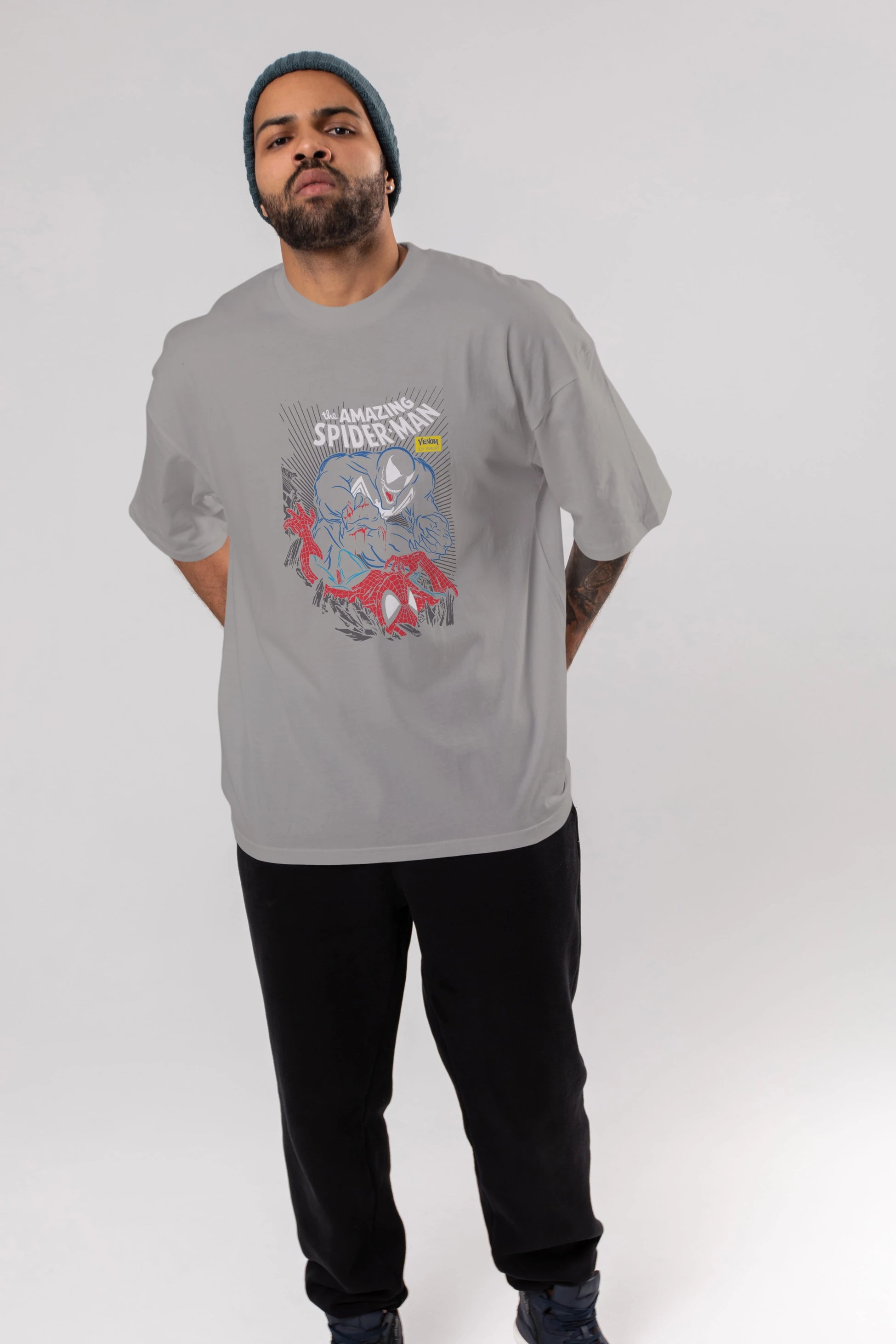 Venom (19) Ön Baskılı Oversize t-shirt Erkek Kadın Unisex %100 Pamuk Bisiklet Yaka tişort