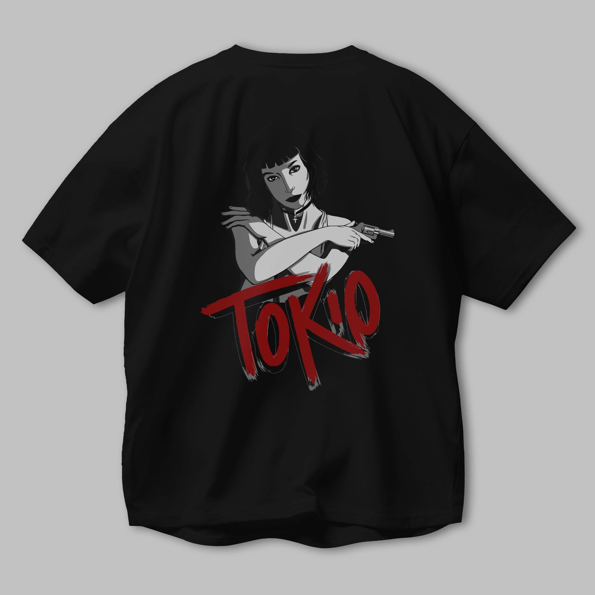 La Casa De Papel (10) Arka Baskılı Oversize t-shirt Erkek Kadın Unisex %100 Pamuk Bisiklet Yaka tişort