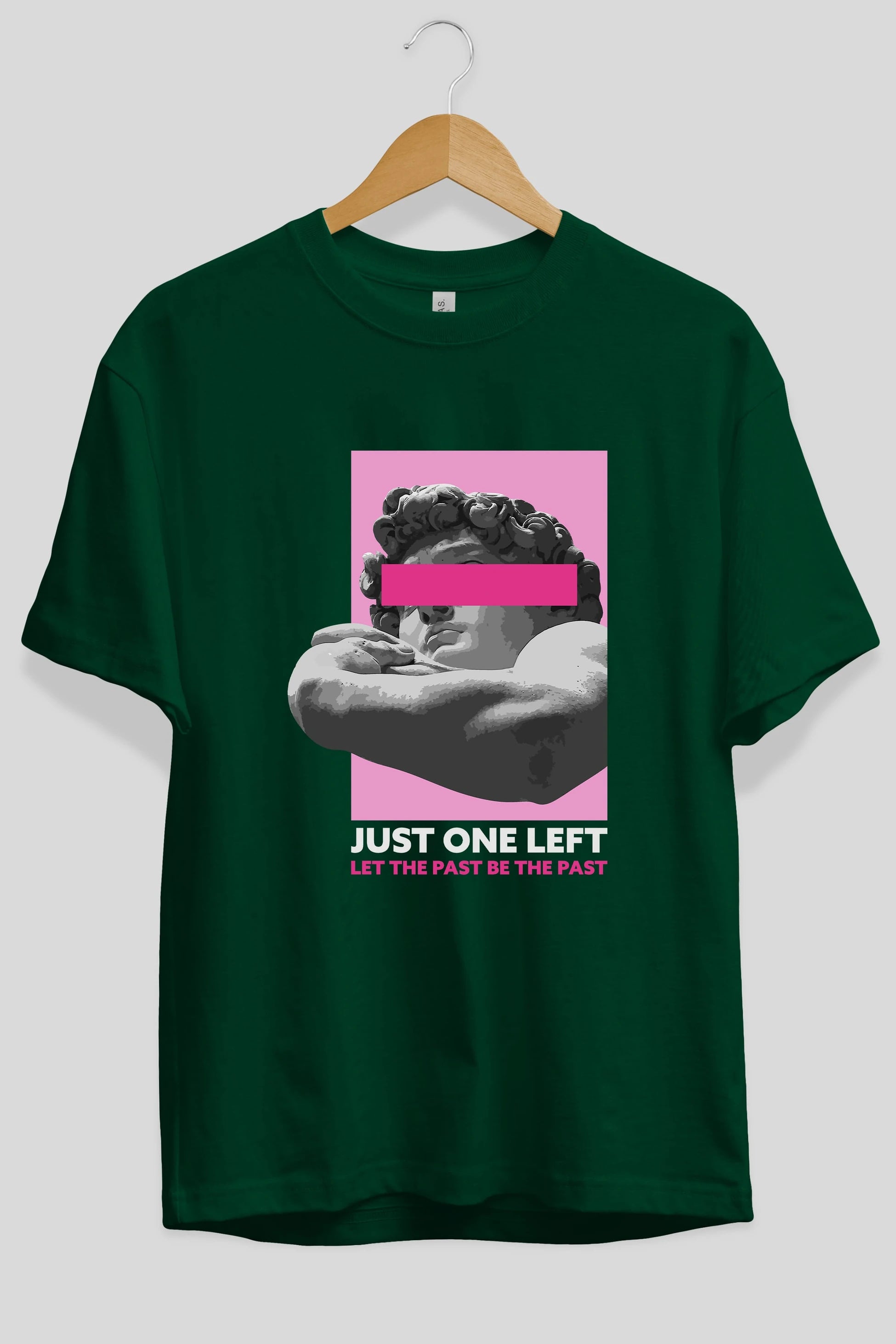 Just One Left Ön Baskılı Oversize t-shirt Erkek Kadın Unisex