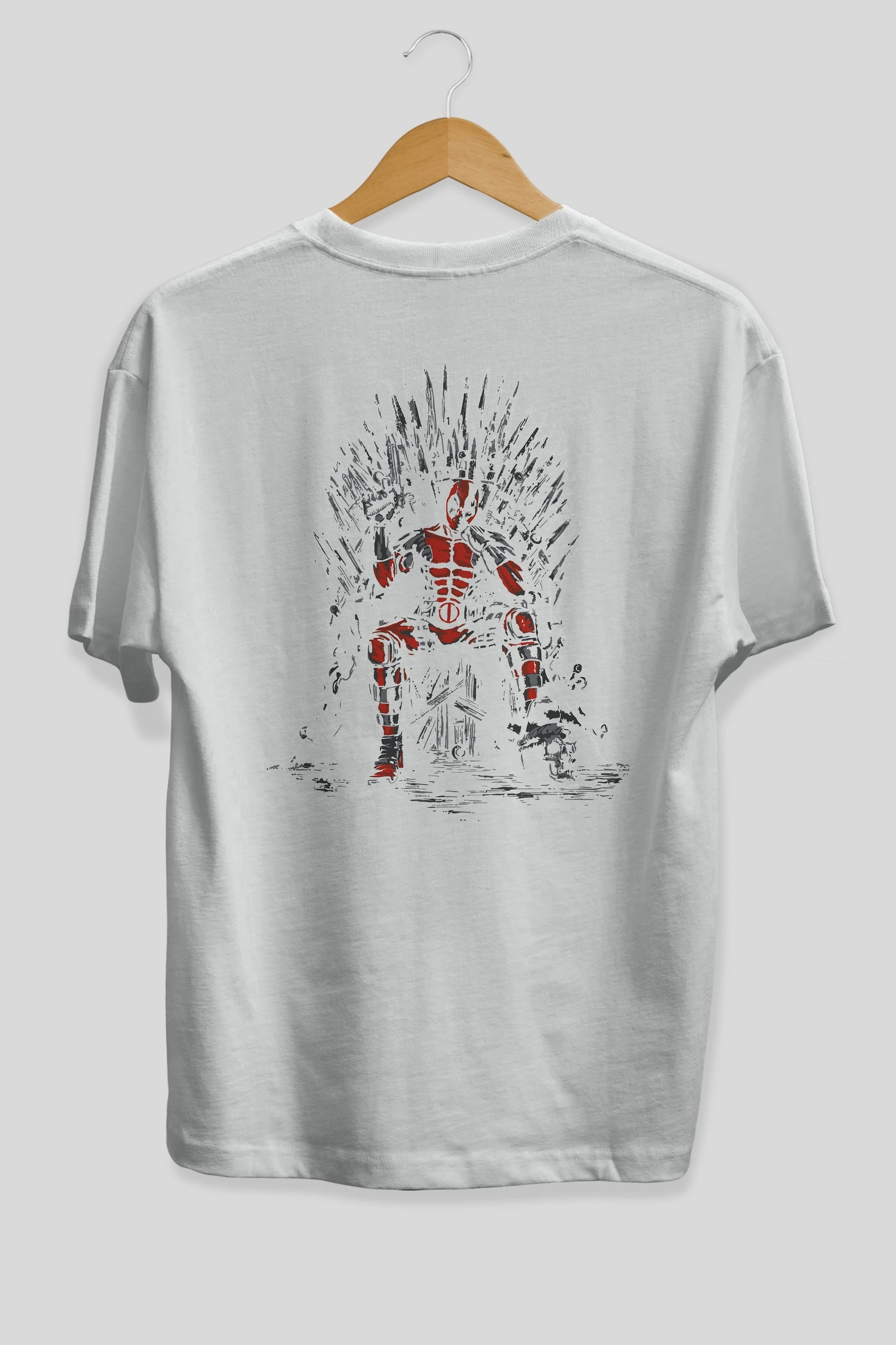 Deadpool (6) Arka Baskılı Oversize t-shirt Erkek Kadın Unisex %100 Pamuk Bisiklet Yaka tişort