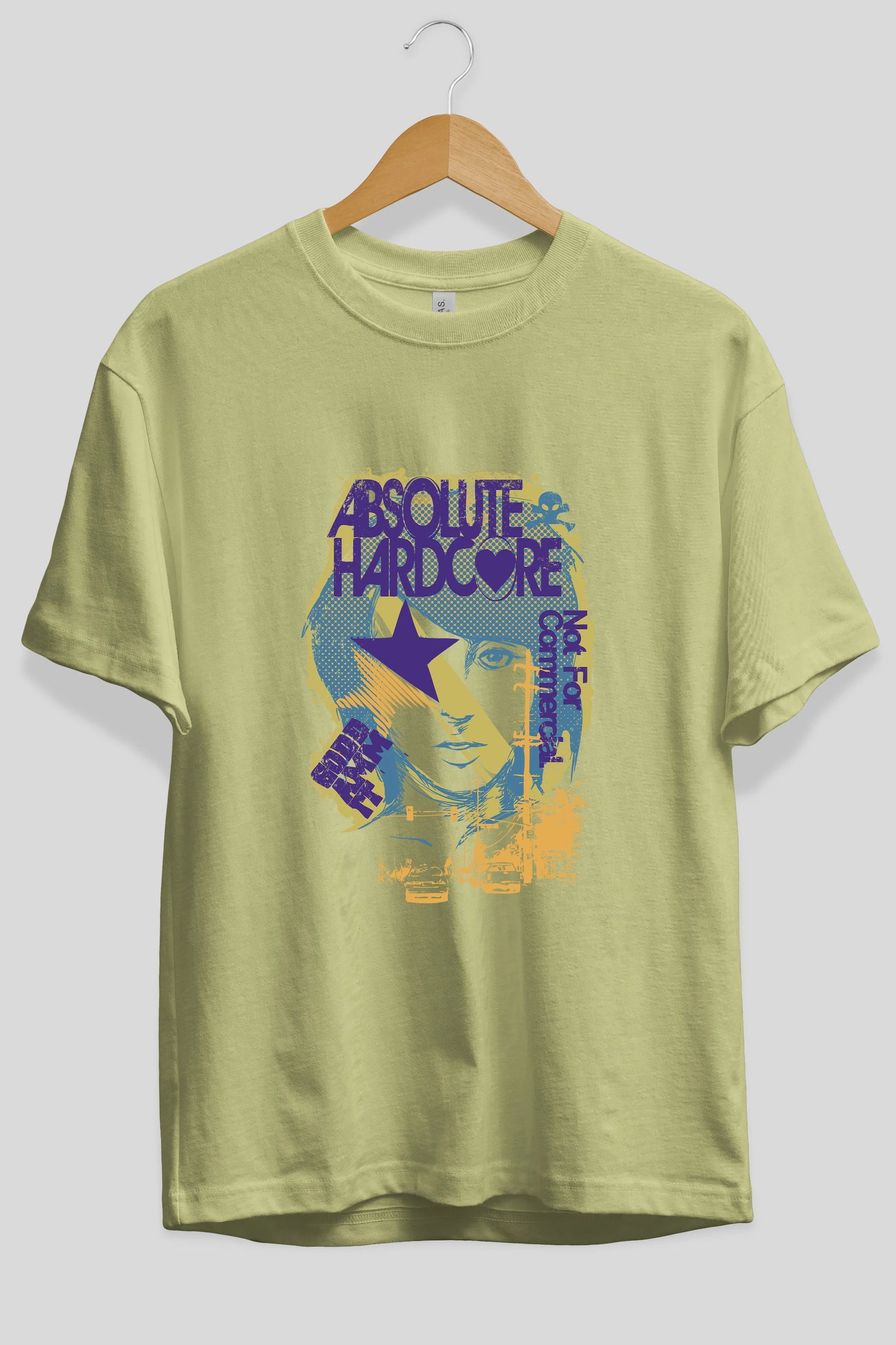 Absolute Hardcore Ön Baskılı Oversize t-shirt Erkek Kadın Unisex