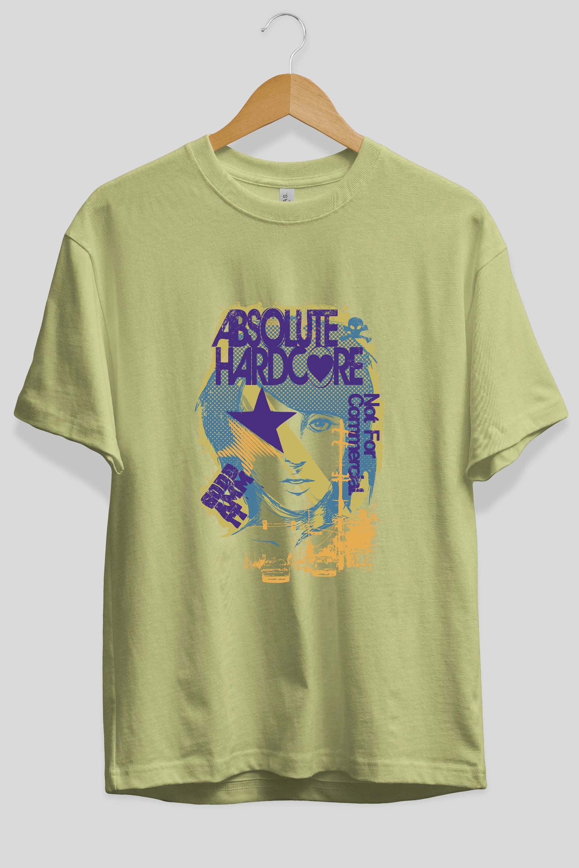 Absolute Hardcore Ön Baskılı Oversize t-shirt Erkek Kadın Unisex