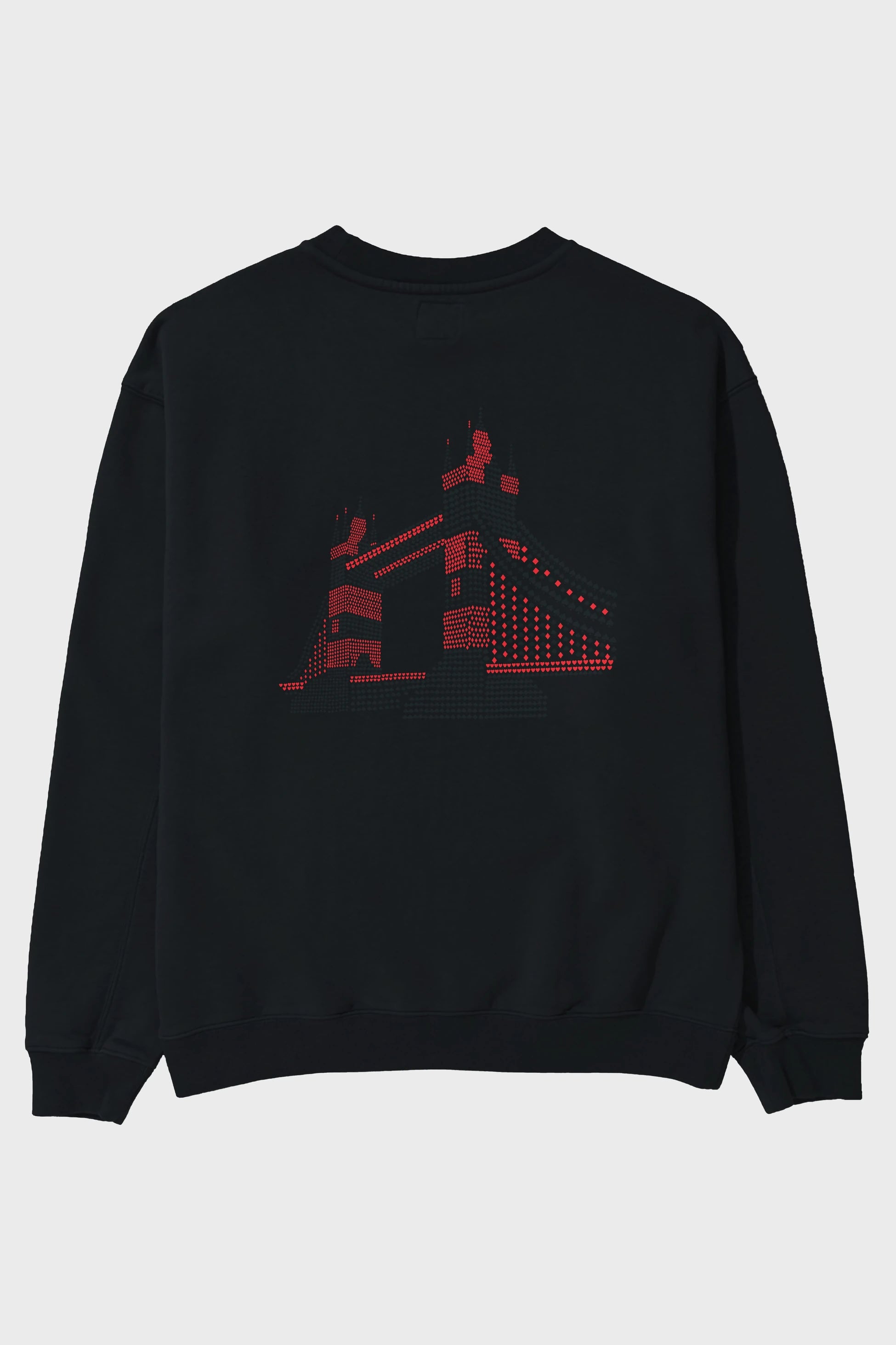The Bridge Arka Baskılı Oversize Sweatshirt Erkek Kadın Unisex