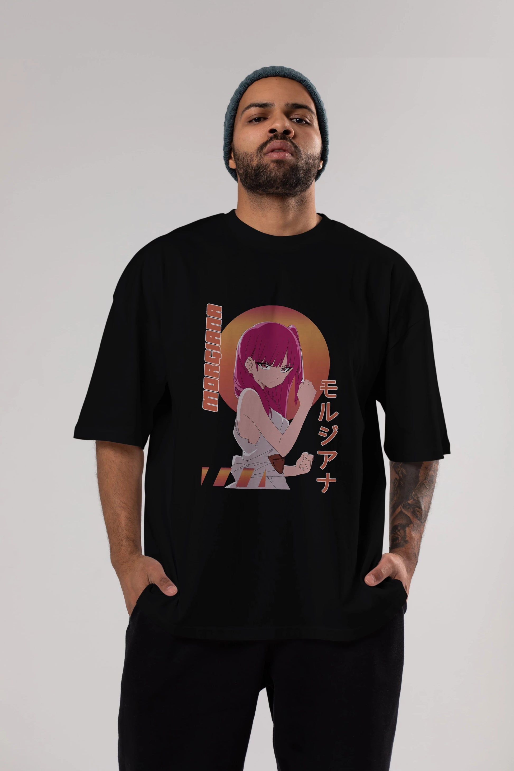 Morgiana 5 Anime Ön Baskılı Oversize t-shirt %100 pamuk Erkek Kadın Unisex