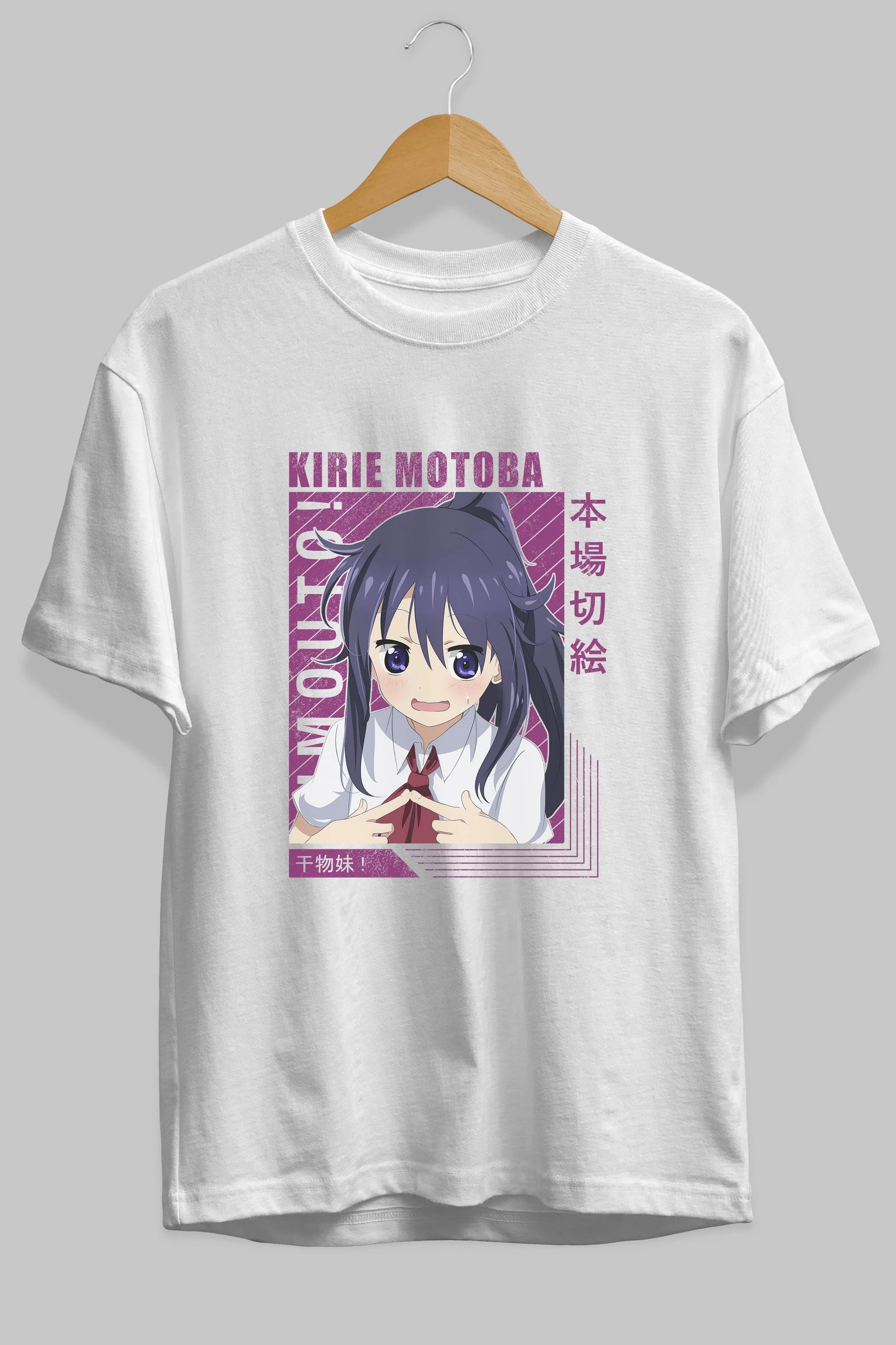 Kirie Motoba 4 Anime Ön Baskılı Oversize t-shirt %100 pamuk Erkek Kadın Unisex