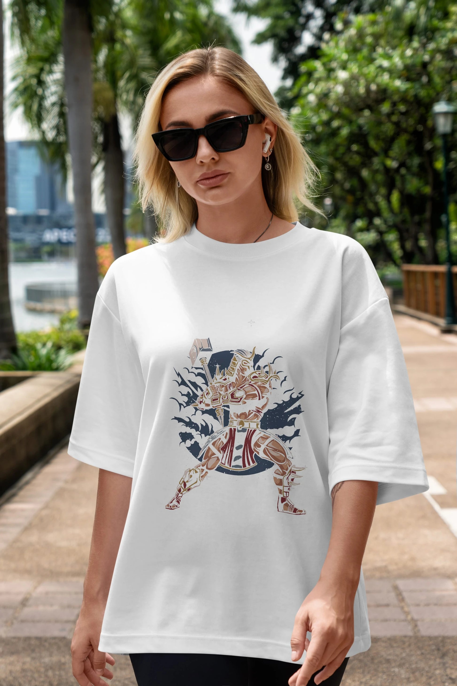 Emperor Ön Baskılı Oversize t-shirt Erkek Kadın Unisex %100 Pamuk tişort