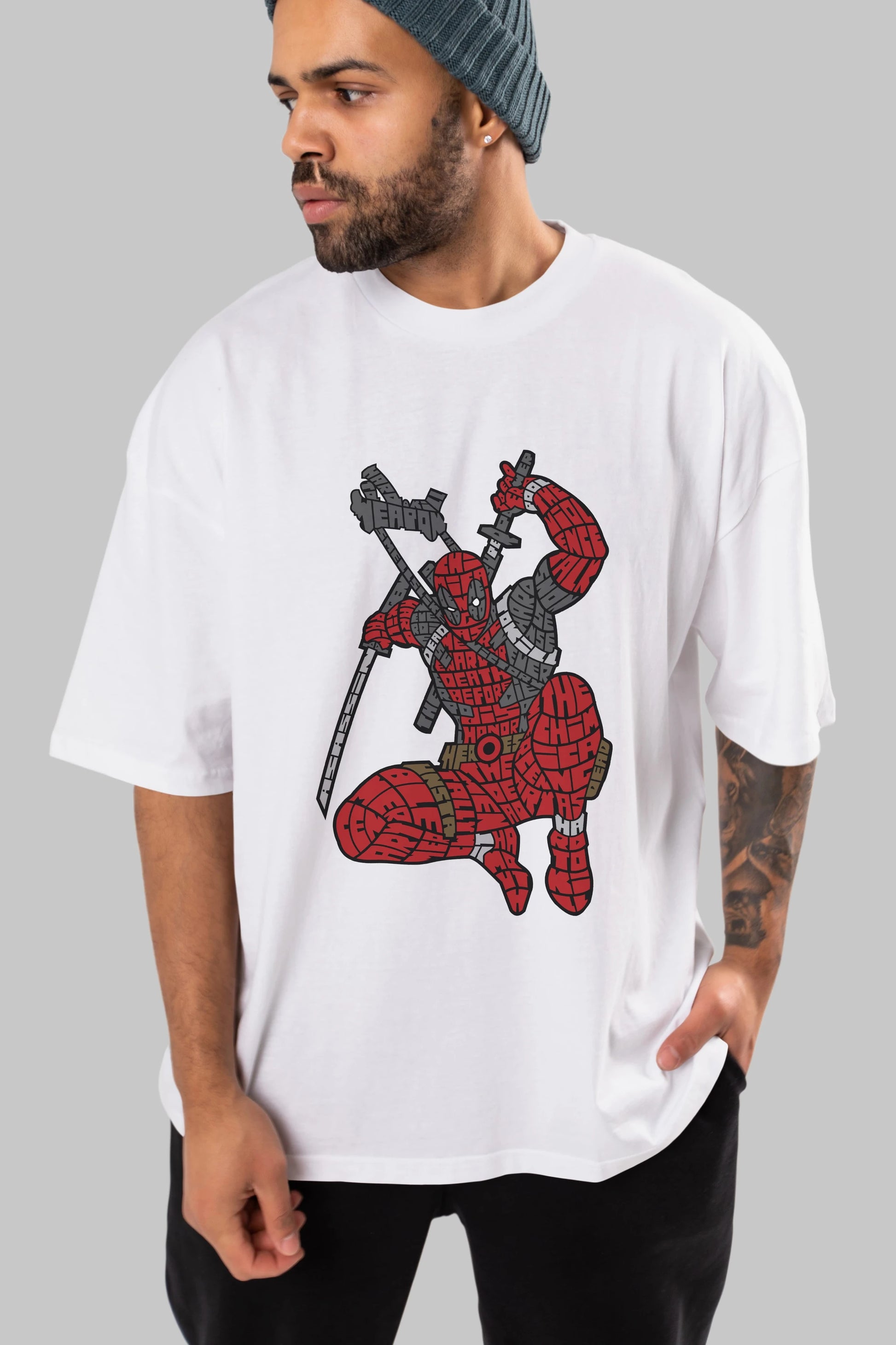Chimichanga Ön Baskılı Oversize t-shirt %100 pamuk Erkek Kadın Unisex
