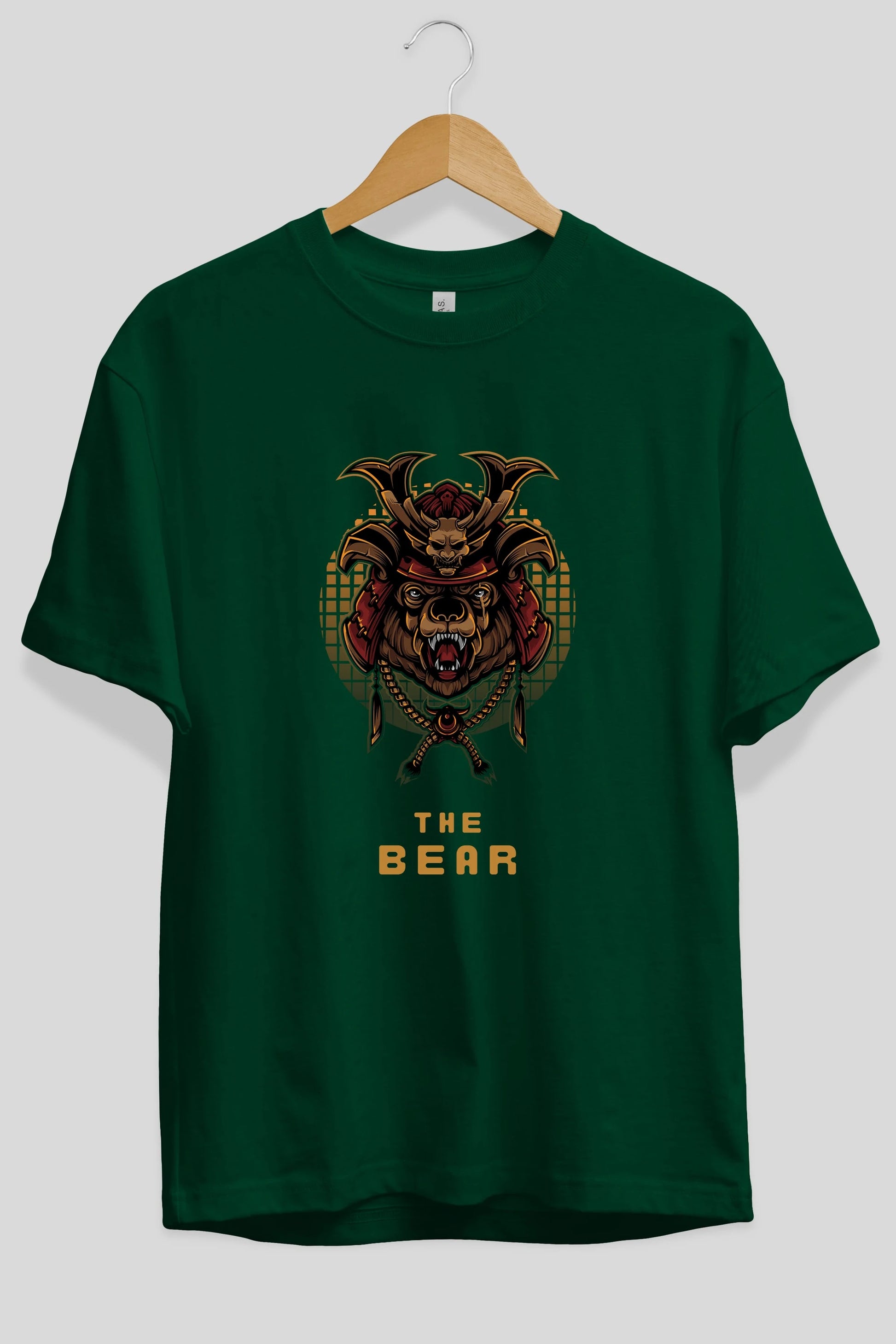 The Bear 2 Ön Baskılı Oversize t-shirt Erkek Kadın Unisex