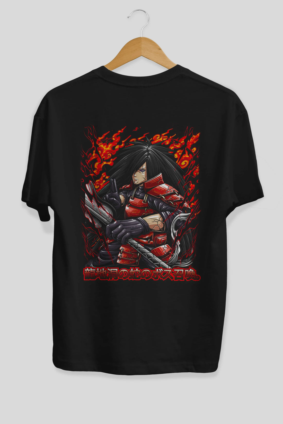 NARUTO (12) Anime Arka Baskılı Oversize t-shirt Erkek Kadın Unisex