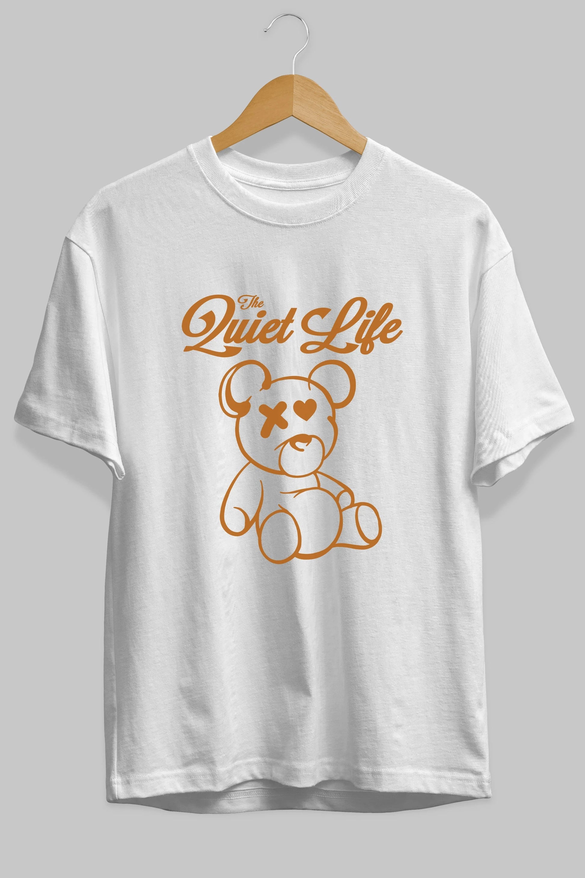 The Life Bear Ön Baskılı Oversize t-shirt Erkek Kadın Unisex