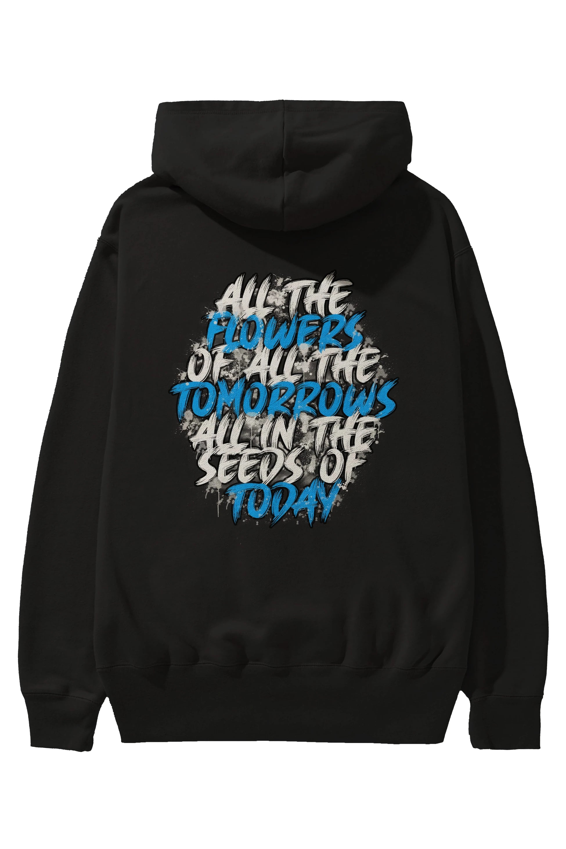 All The Flowers Of All The Tomorrows Arka Baskılı Hoodie Oversize Kapüşonlu Sweatshirt Erkek Kadın Unisex