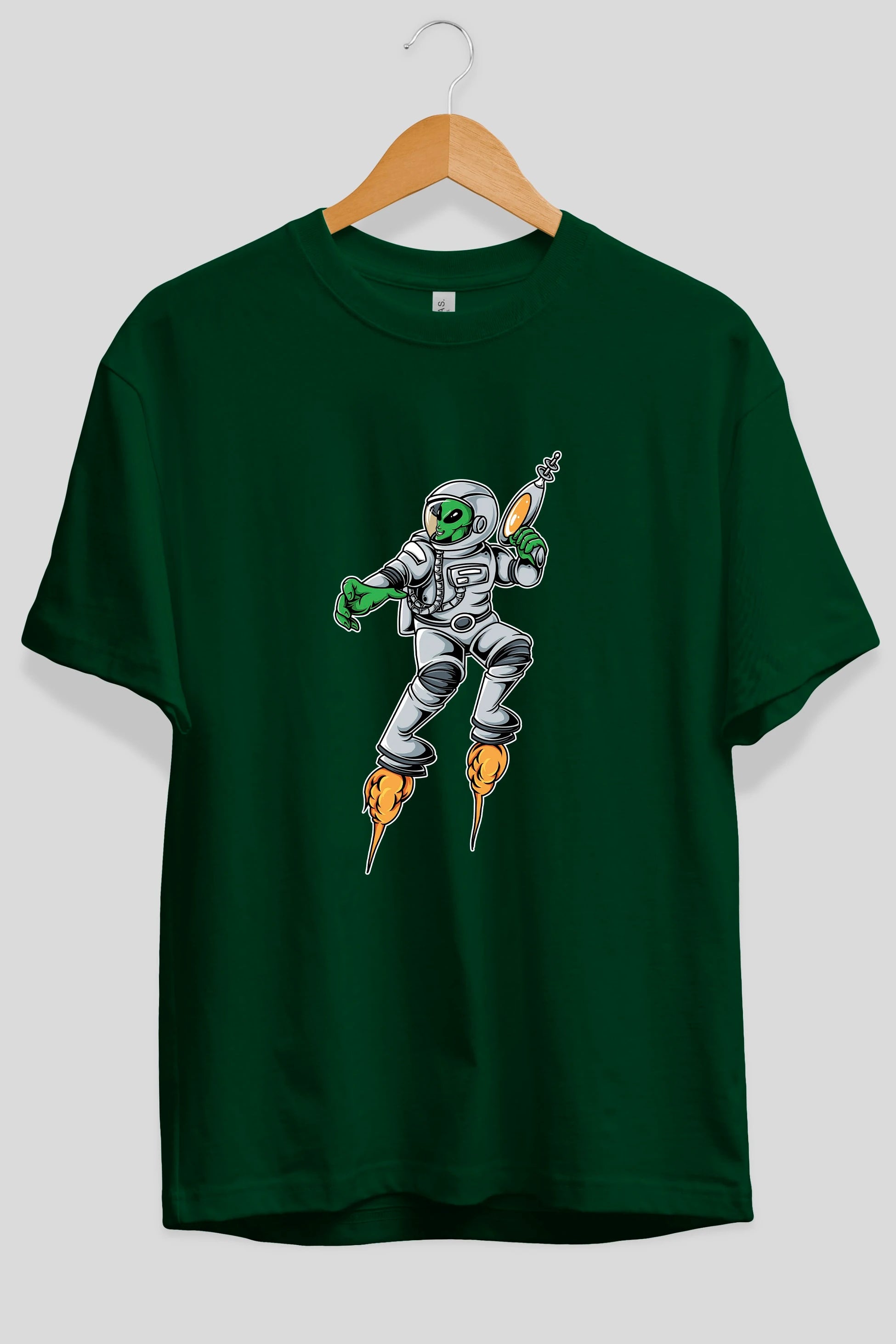 Alien Wars Tshirt Ön Baskılı Oversize t-shirt Erkek Kadın Unisex