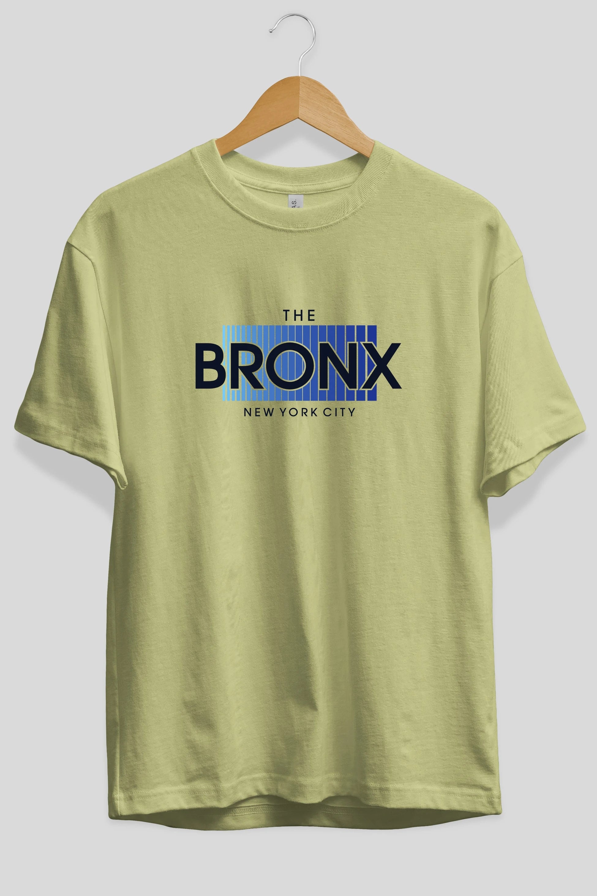 The Bronx Ön Baskılı Oversize t-shirt Erkek Kadın Unisex