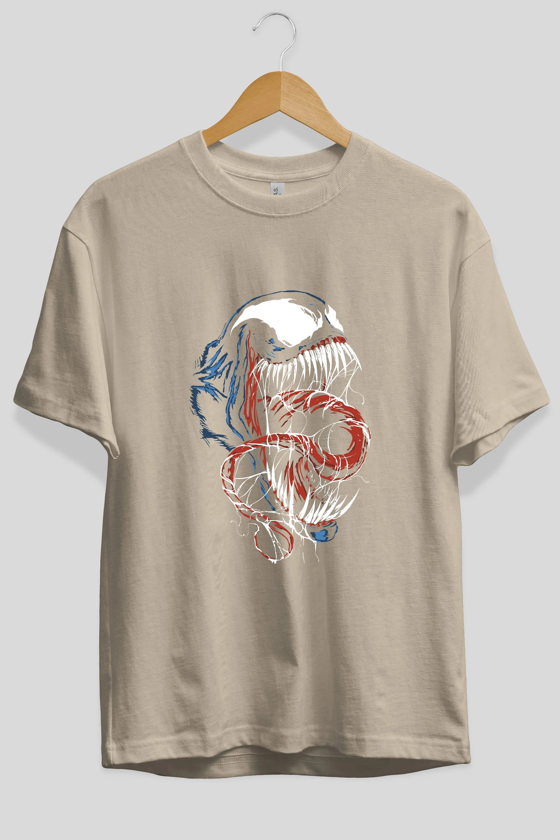 Venom (10) Ön Baskılı Oversize t-shirt Erkek Kadın Unisex %100 Pamuk Bisiklet Yaka tişort