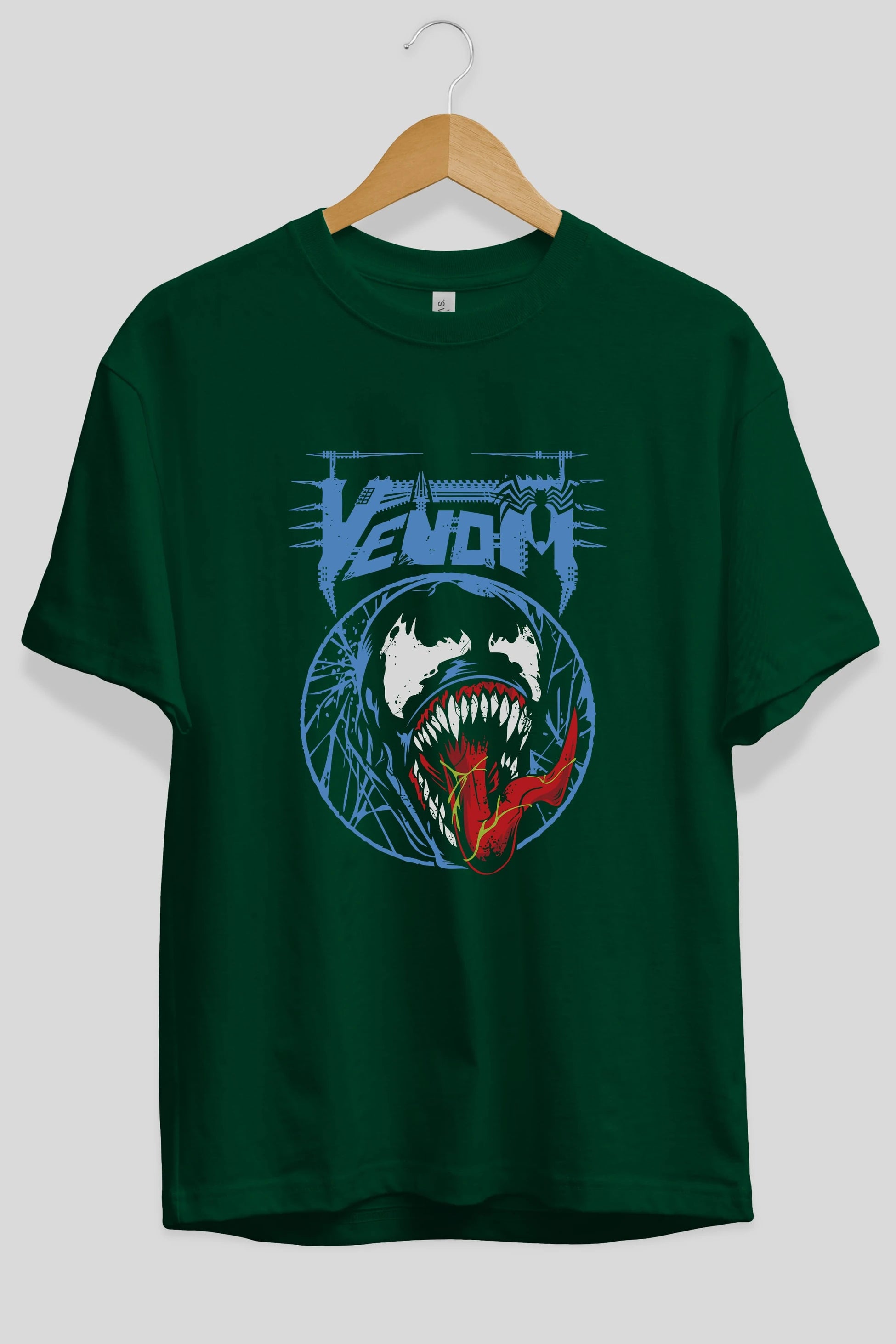 Venom (23) Ön Baskılı Oversize t-shirt Erkek Kadın Unisex %100 Pamuk Bisiklet Yaka tişort