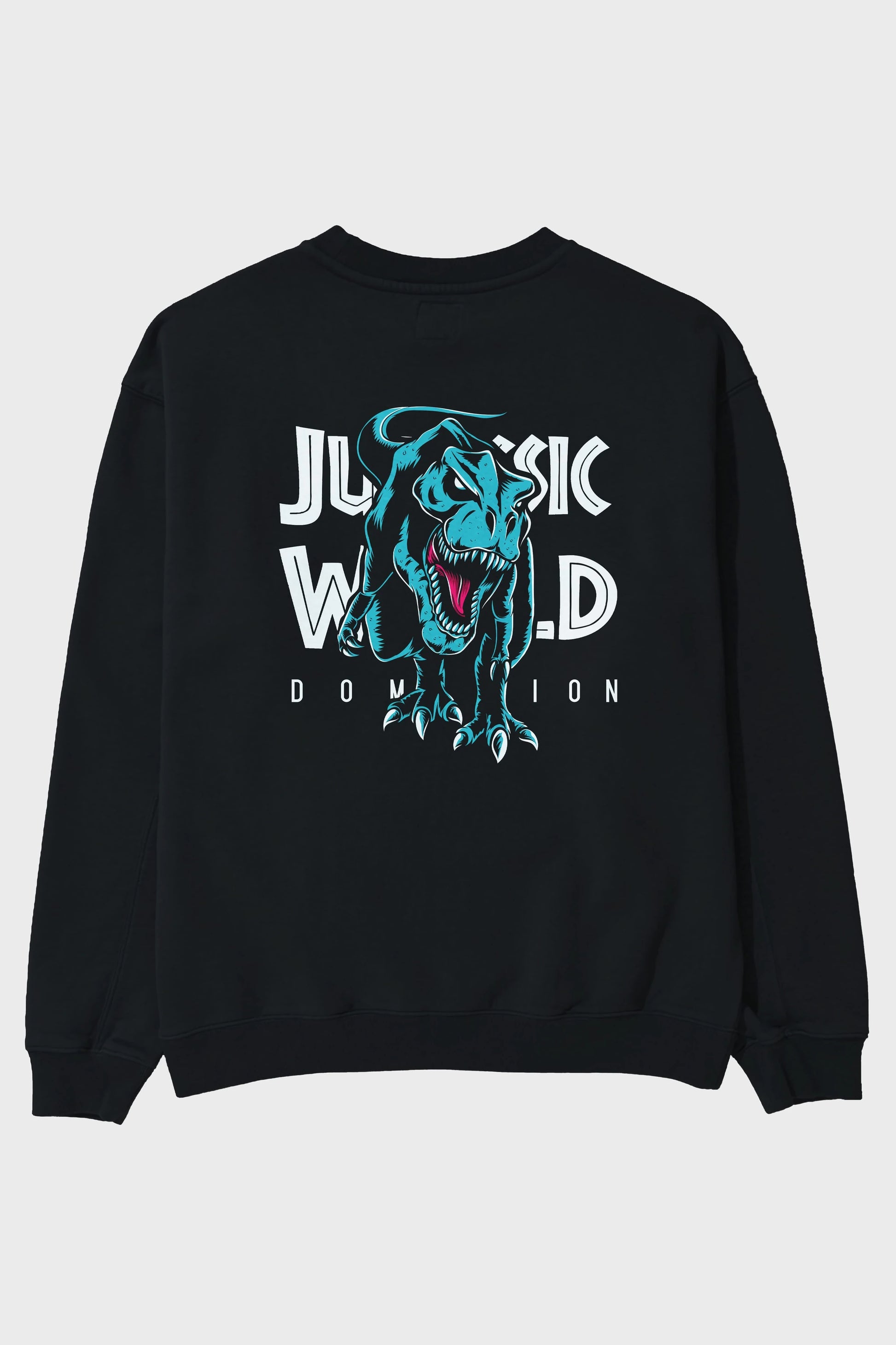 Jurassic Park (1) Arka Baskılı Oversize Sweatshirt Erkek Kadın Unisex