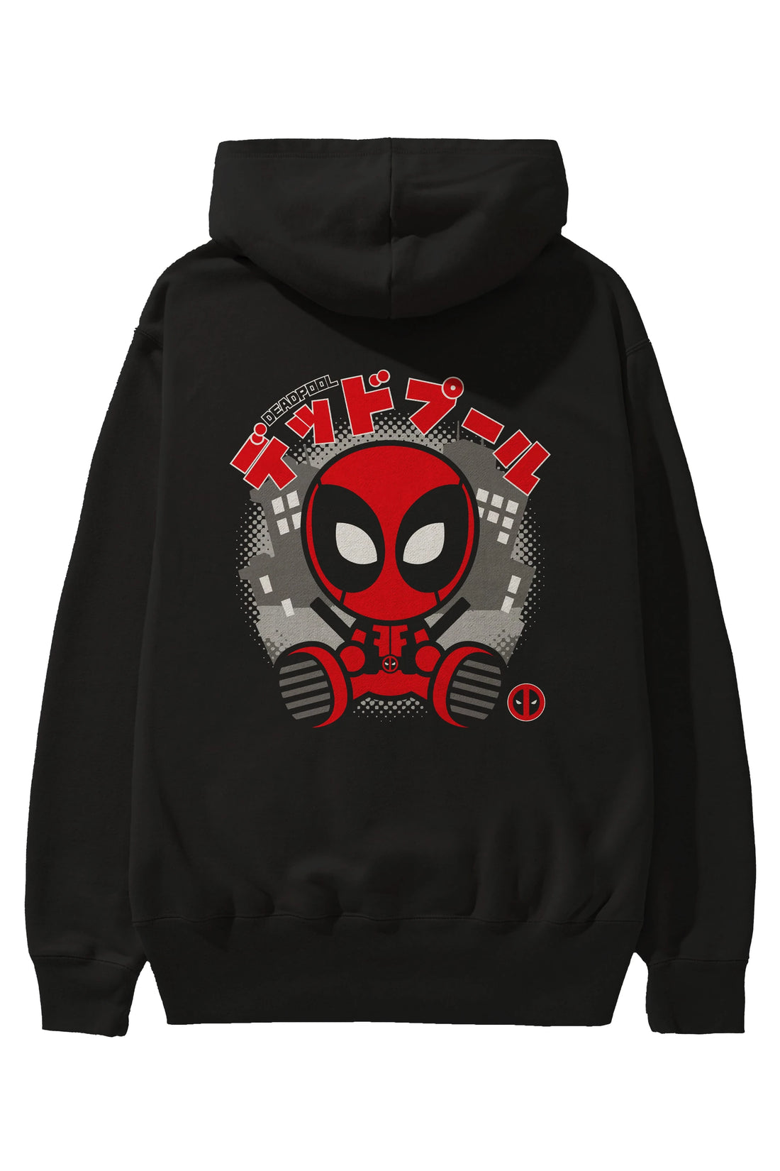 Deadpool (15) Arka Baskılı Hoodie Oversize Kapüşonlu Sweatshirt Erkek Kadın Unisex