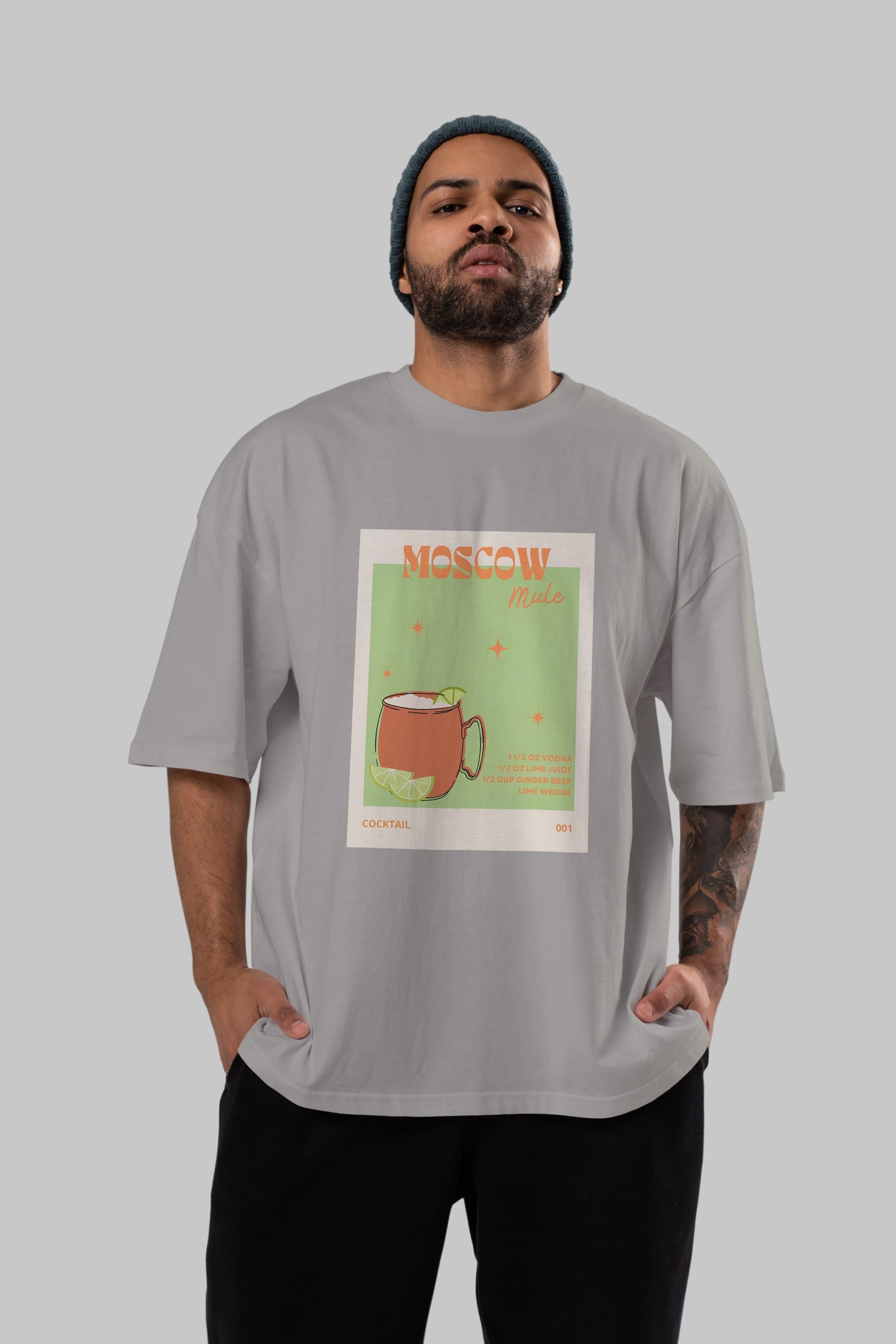 Moscow Mule 2 Ön Baskılı Oversize t-shirt Erkek Kadın Unisex %100 Pamuk Bisiklet Yaka tişort