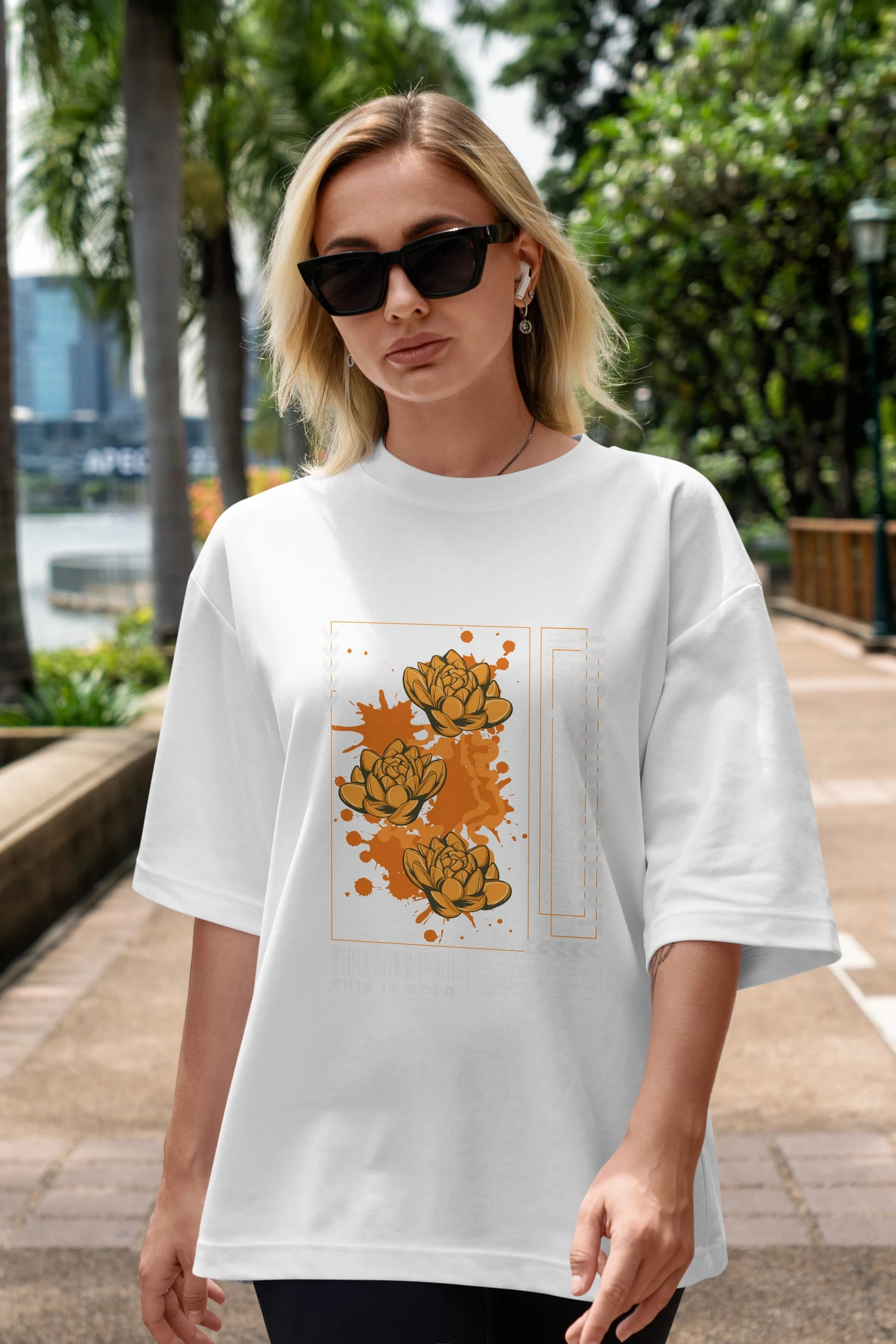 Incandescent Ön Baskılı Oversize t-shirt Erkek Kadın Unisex