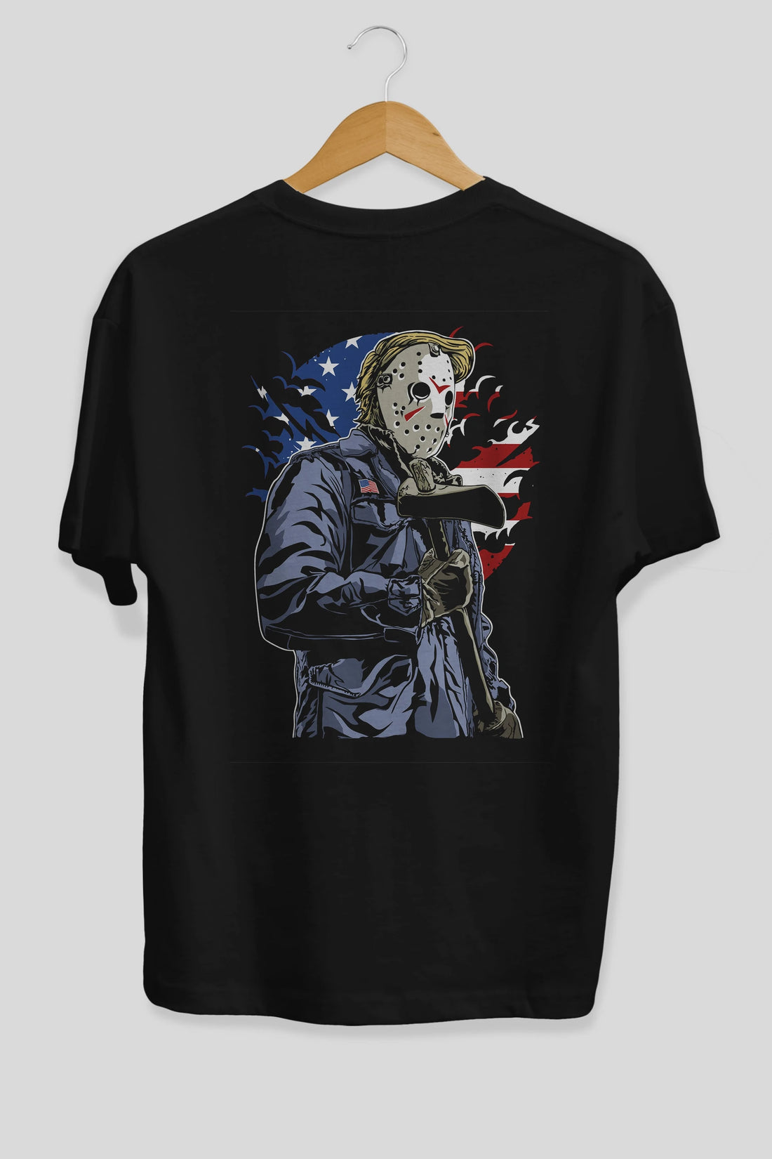 American Killer Arka Baskılı Oversize t-shirt Erkek Kadın Unisex %100 Pamuk