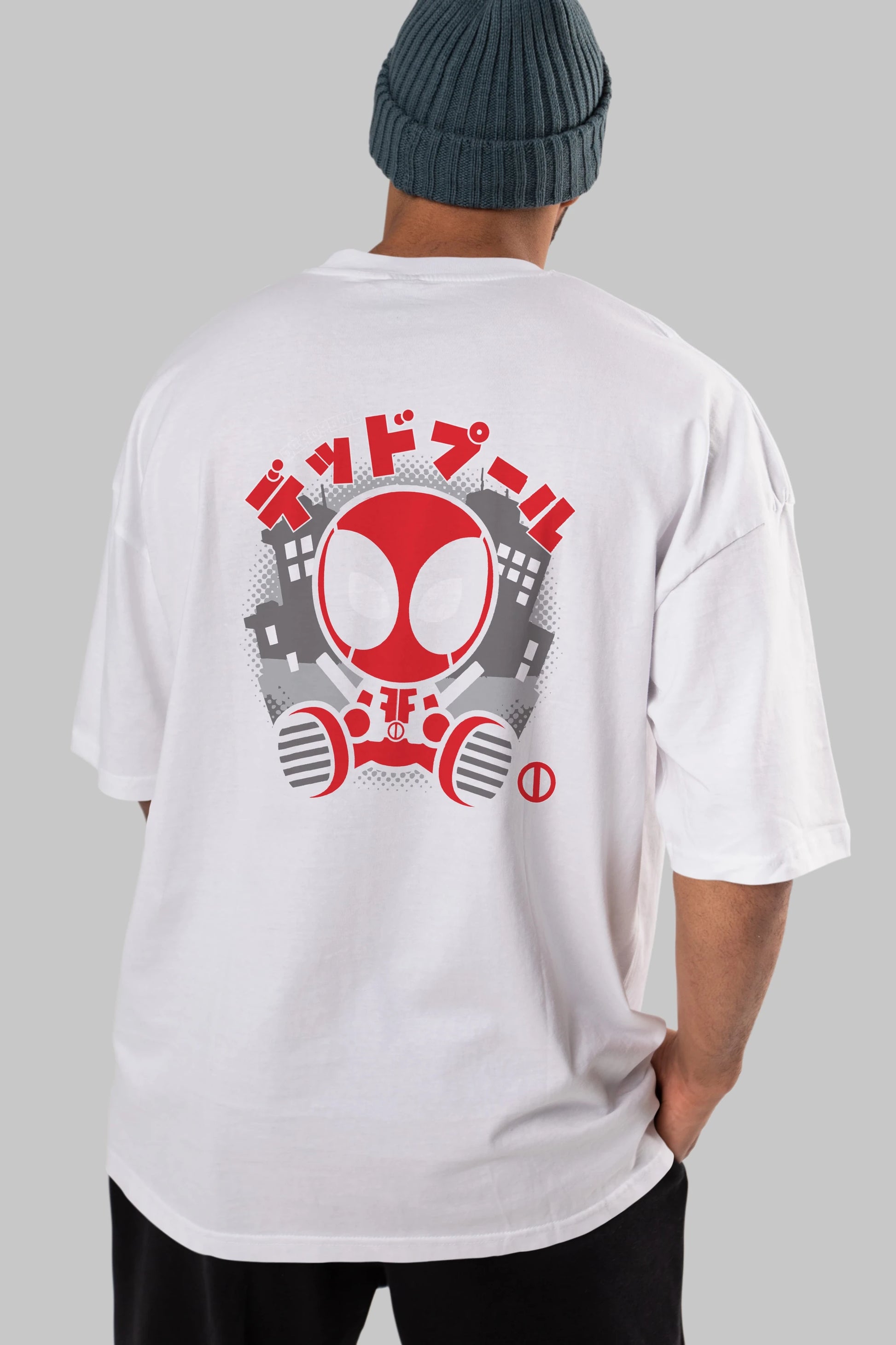 Deadpool (15) Arka Baskılı Oversize t-shirt Erkek Kadın Unisex %100 Pamuk Bisiklet Yaka tişort