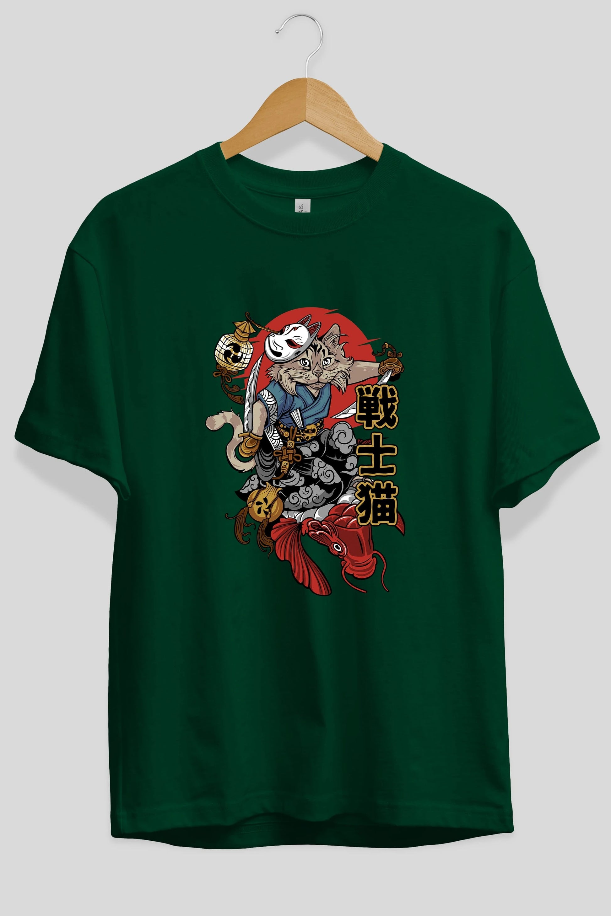 TRIBAL (2) Anime Ön Baskılı Oversize t-shirt %100 pamuk Erkek Kadın Unisex