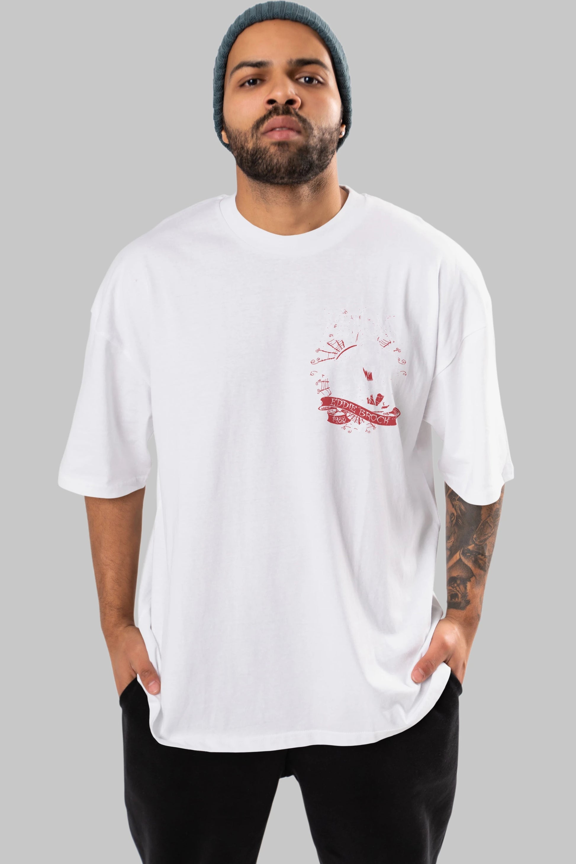 Venom (11) Ön Sol Baskılı Oversize t-shirt Erkek Kadın Unisex %100 Pamuk Bisiklet Yaka tişort