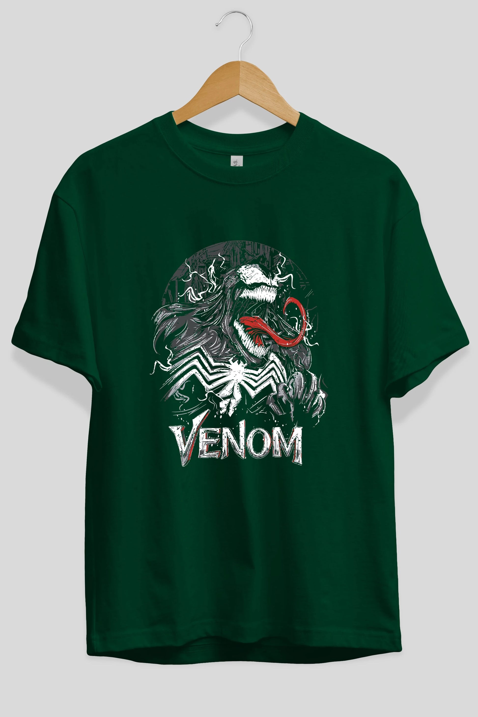 Venom (13) Ön Baskılı Oversize t-shirt Erkek Kadın Unisex %100 Pamuk Bisiklet Yaka tişort