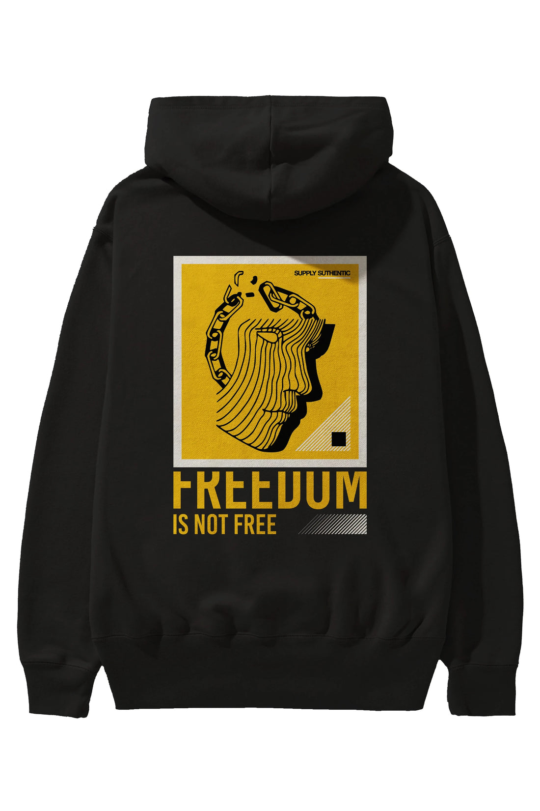 Freedom is Not Free Arka Baskılı Hoodie Oversize Kapüşonlu Sweatshirt Erkek Kadın Unisex