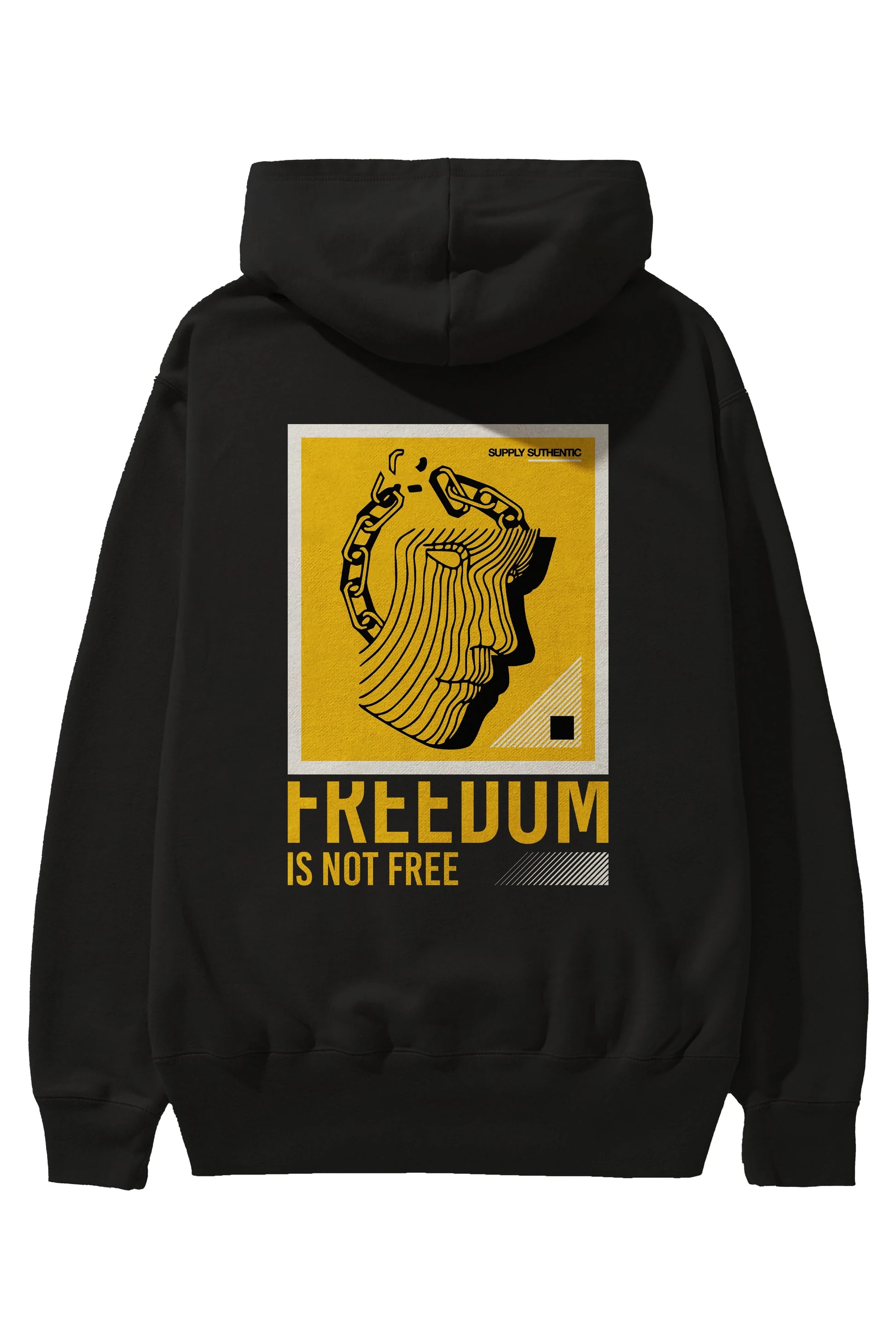 Freedom is Not Free Arka Baskılı Hoodie Oversize Kapüşonlu Sweatshirt Erkek Kadın Unisex