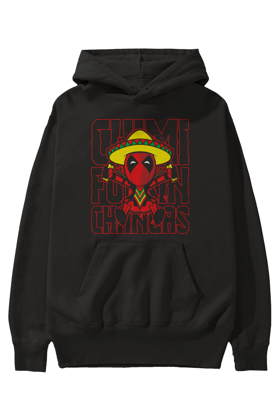 Deadpool (14) Ön Baskılı Hoodie Oversize Kapüşonlu Sweatshirt Erkek Kadın Unisex