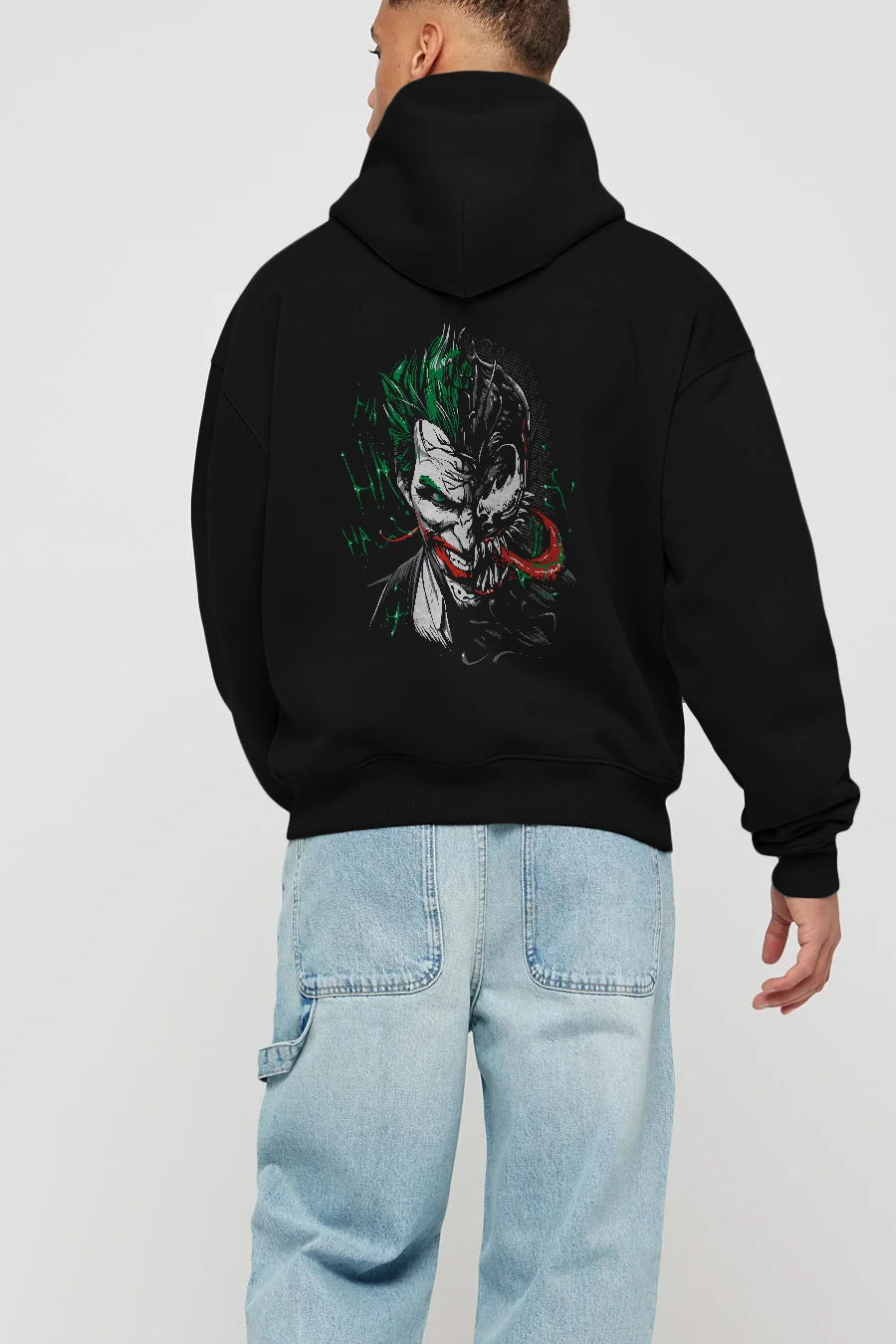 Venom (16) Arka Baskılı Hoodie Oversize Kapüşonlu Sweatshirt Erkek Kadın Unisex