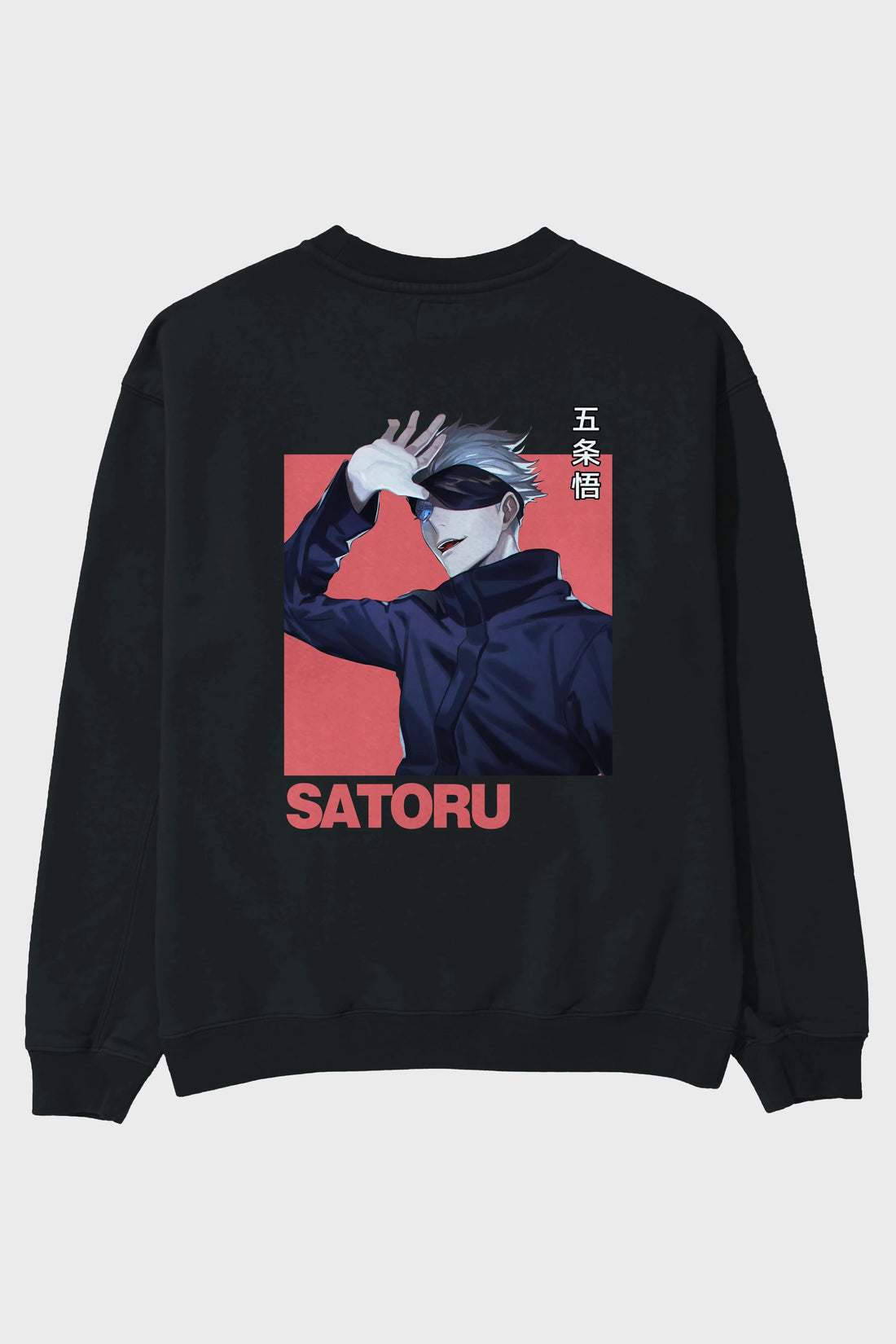 SATORU GOJO 2 Anime Arka Baskılı Oversize Sweatshirt Erkek Kadın Unisex