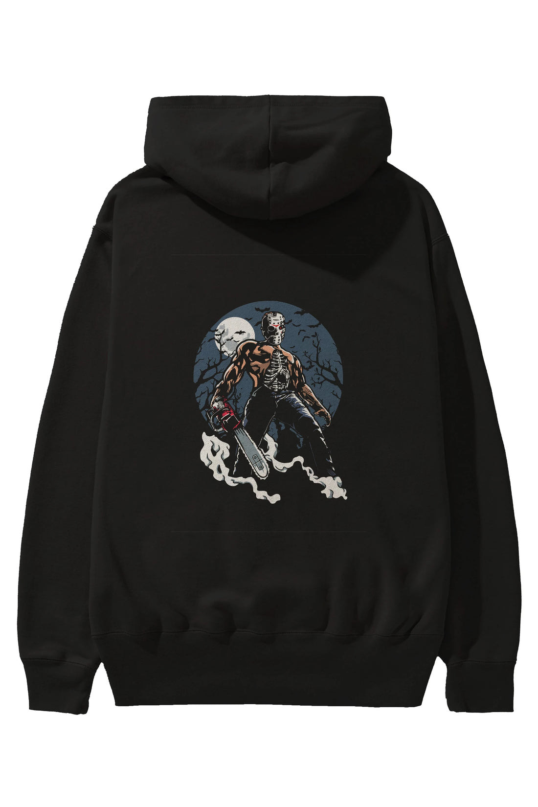 Evil Killer Arka Baskılı Hoodie Oversize Kapüşonlu Sweatshirt Erkek Kadın Unisex