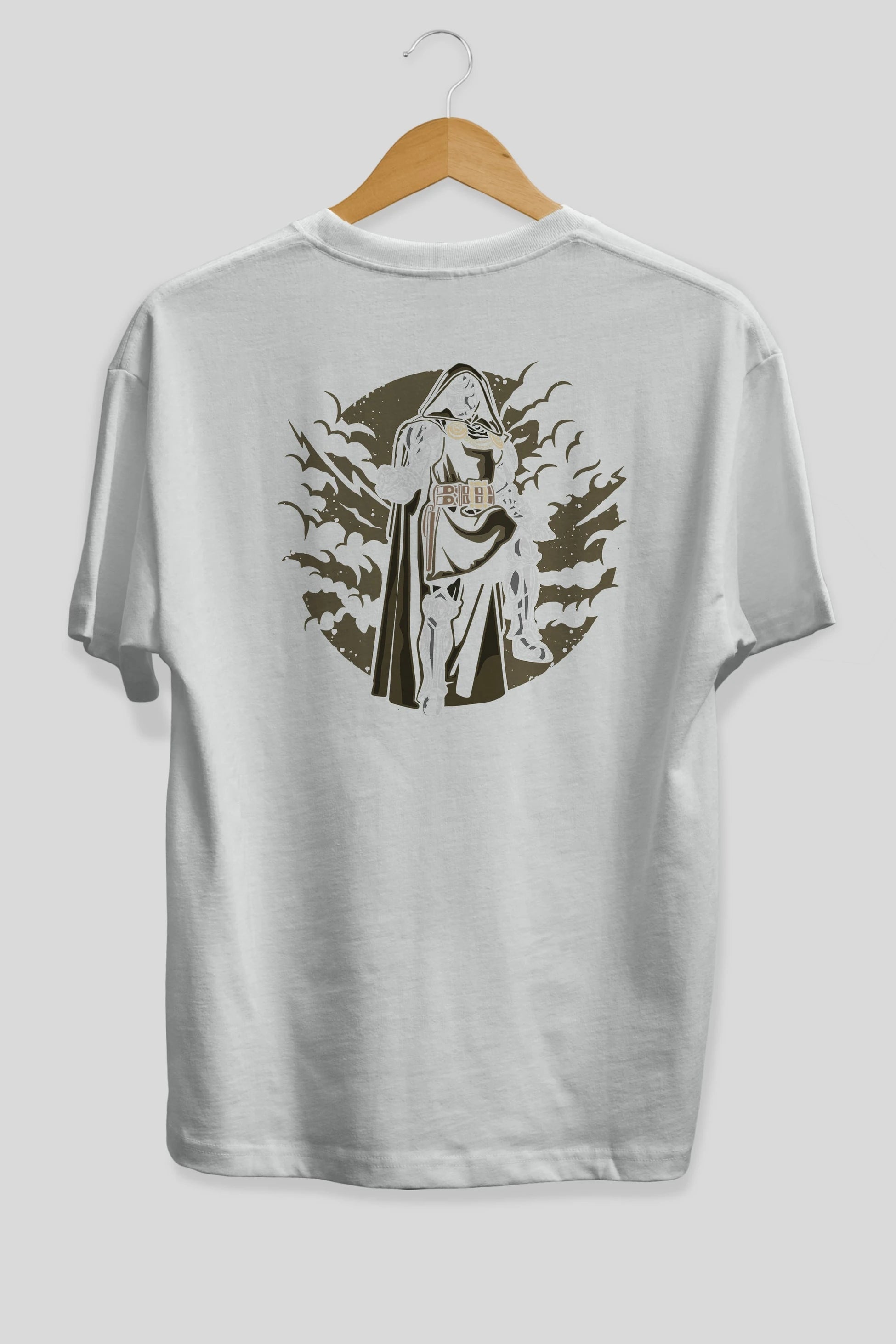 DOCTER DOOM Arka Baskılı Oversize t-shirt Erkek Kadın Unisex %100 Pamuk