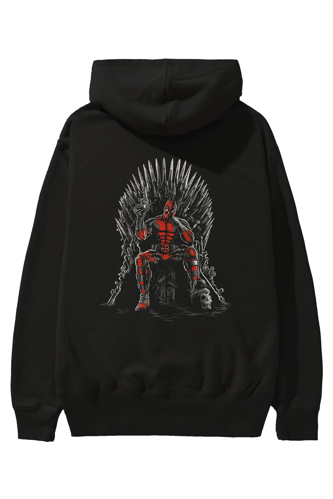 Deadpool (6) Arka Baskılı Hoodie Oversize Kapüşonlu Sweatshirt Erkek Kadın Unisex