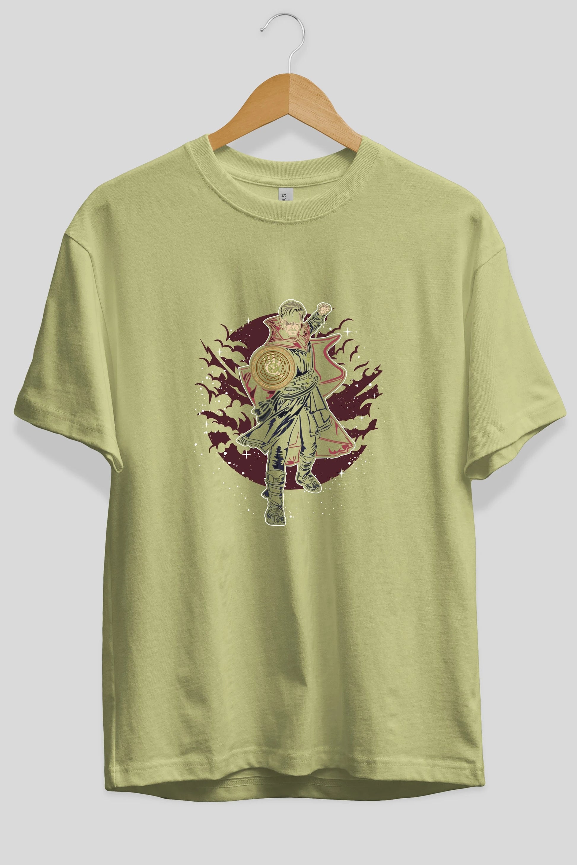 DOCTER STRANGE Ön Baskılı Oversize t-shirt Erkek Kadın Unisex %100 Pamuk tişort