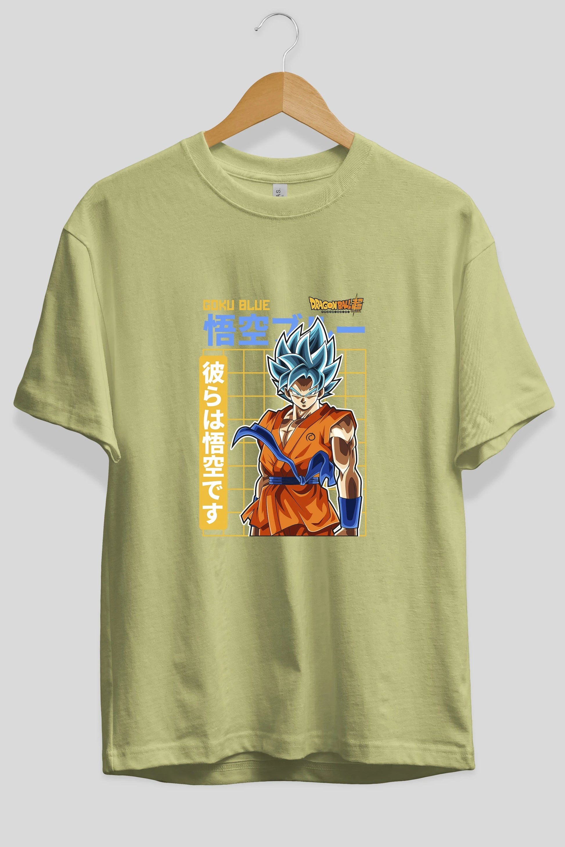 GOKU 1 Anime Ön Baskılı Oversize t-shirt %100 pamuk Erkek Kadın Unisex