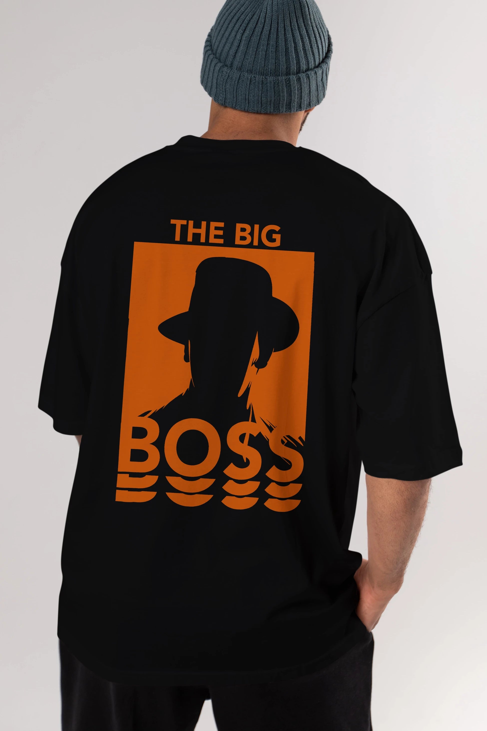 The Big Boss Arka Baskılı Oversize t-shirt Erkek Kadın Unisex