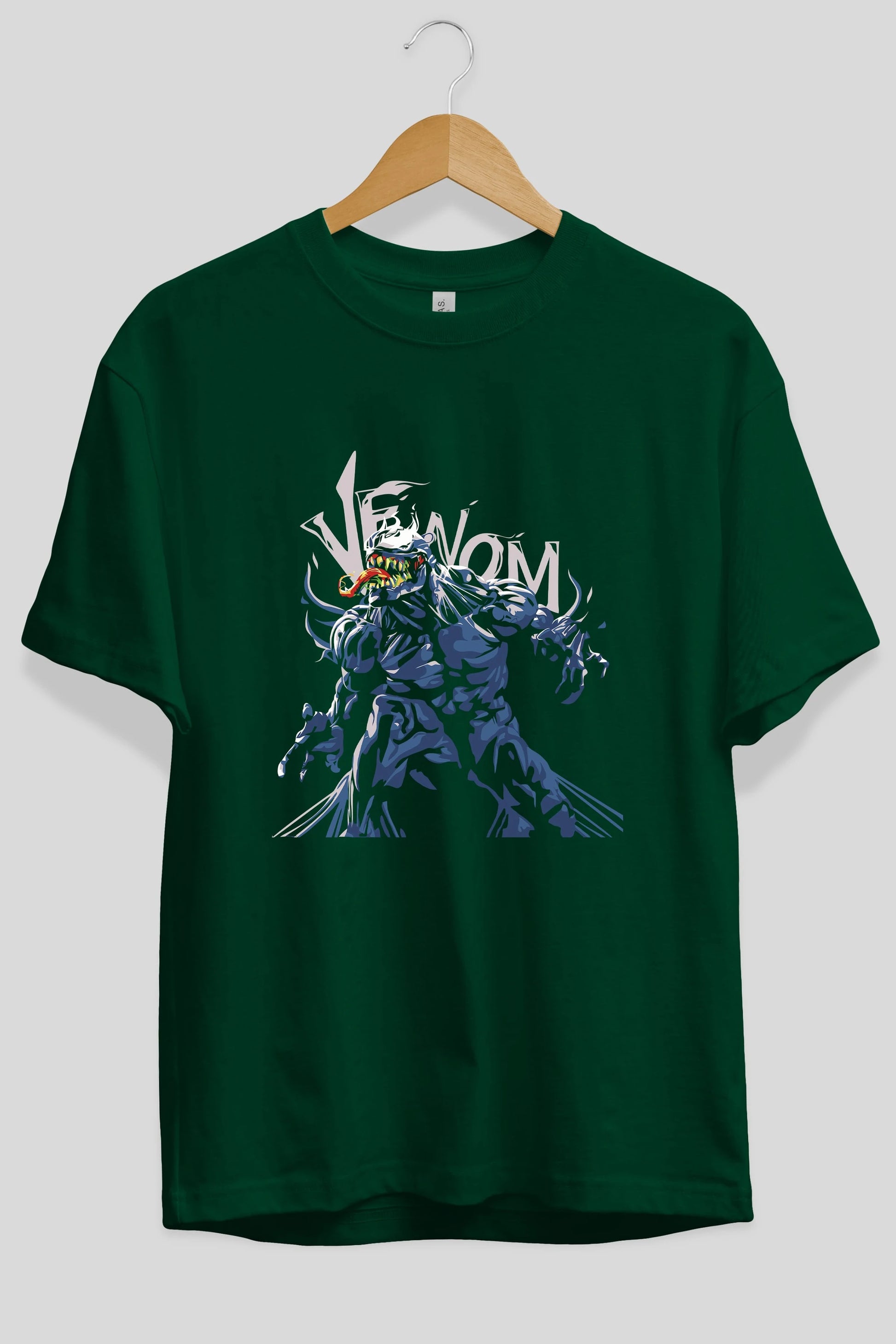 Venom (8) Ön Baskılı Oversize t-shirt Erkek Kadın Unisex %100 Pamuk Bisiklet Yaka tişort