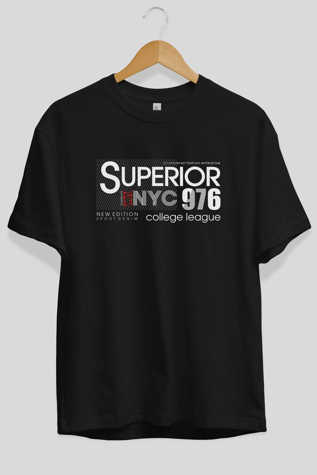 Superior 976 Ön Baskılı Oversize t-shirt Erkek Kadın Unisex