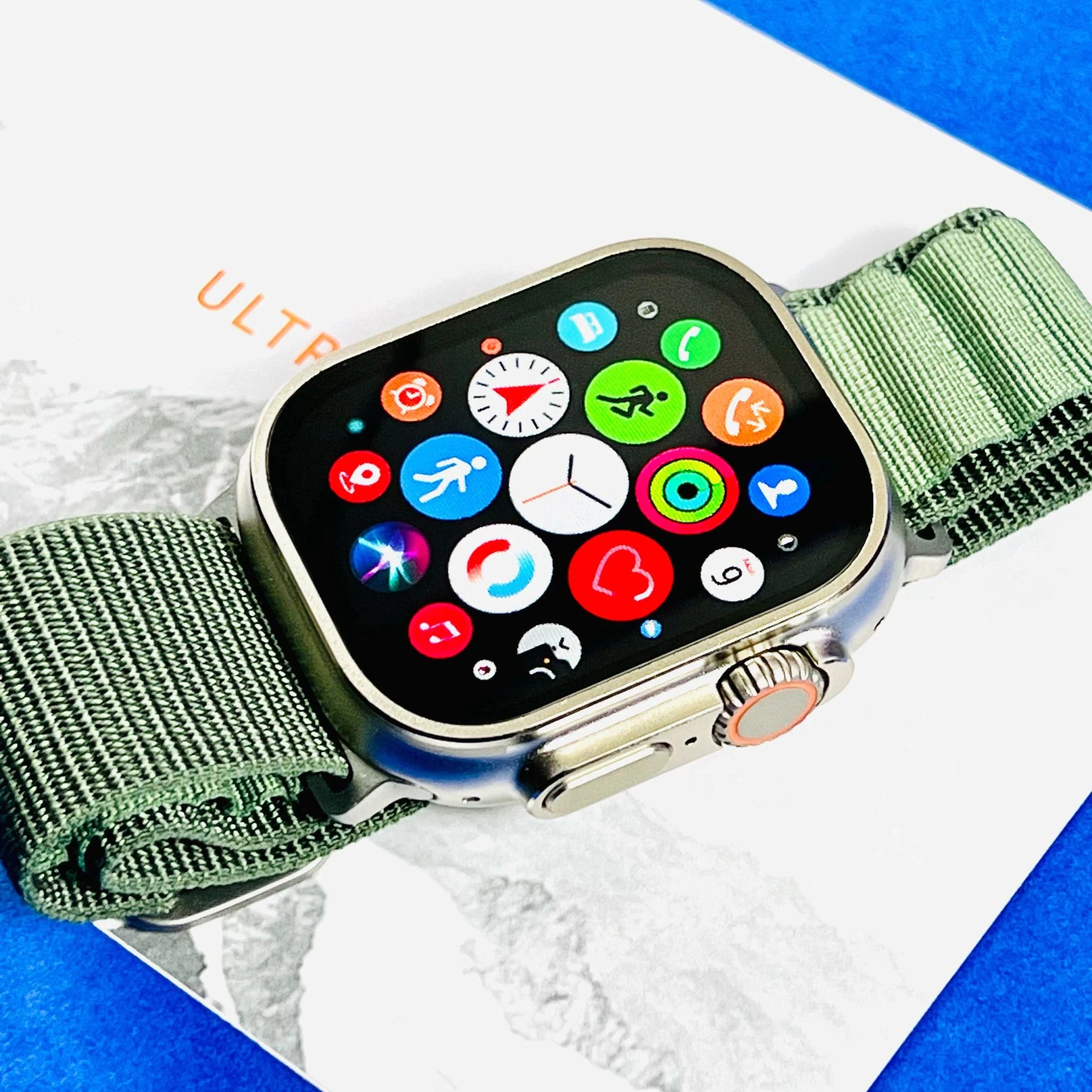 Watch 8 Ultra Safir Plus ( Pusulalı ) + Alpine Kordon Hediyeli