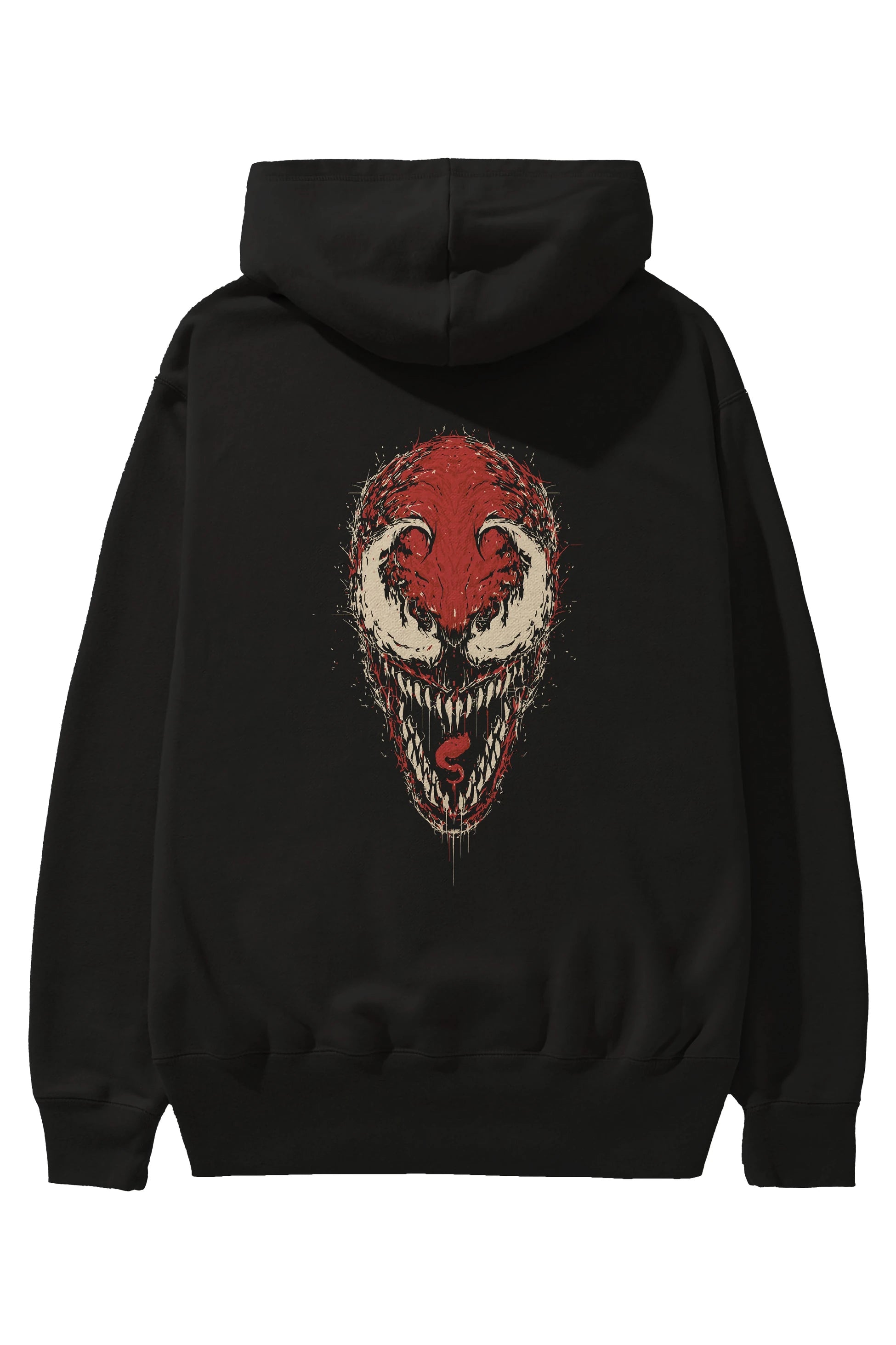 Venom (12) Arka Baskılı Hoodie Oversize Kapüşonlu Sweatshirt Erkek Kadın Unisex