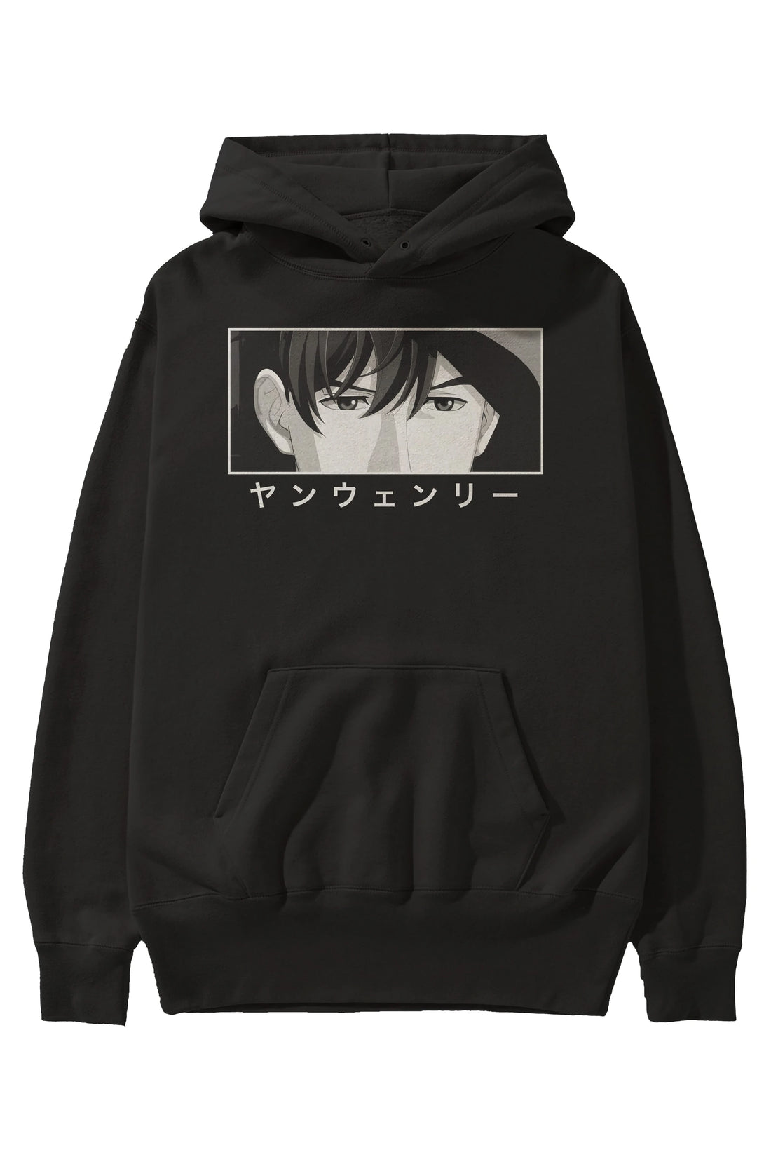 Wen-li Yang 1 Anime Ön Baskılı Hoodie Oversize Kapüşonlu Sweatshirt Erkek Kadın Unisex
