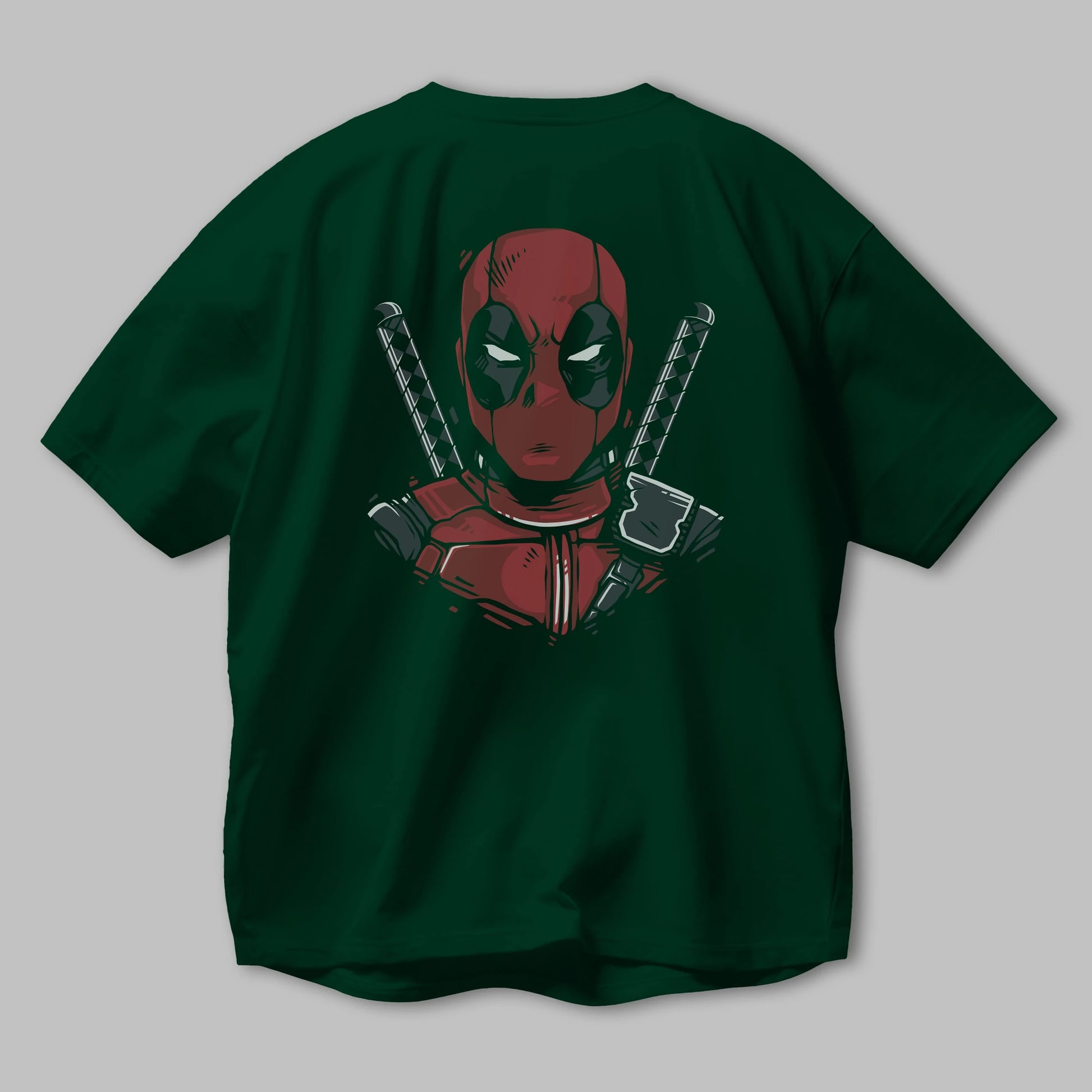 Deadpool (4) Arka Baskılı Oversize t-shirt Erkek Kadın Unisex %100 Pamuk Bisiklet Yaka tişort