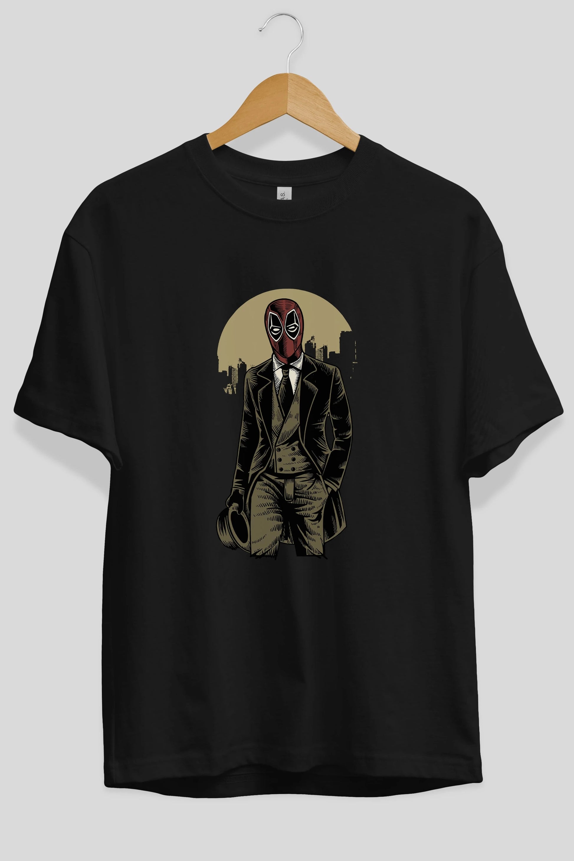 Classic Mercenary Ön Baskılı Oversize t-shirt Erkek Kadın Unisex %100 Pamuk tişort