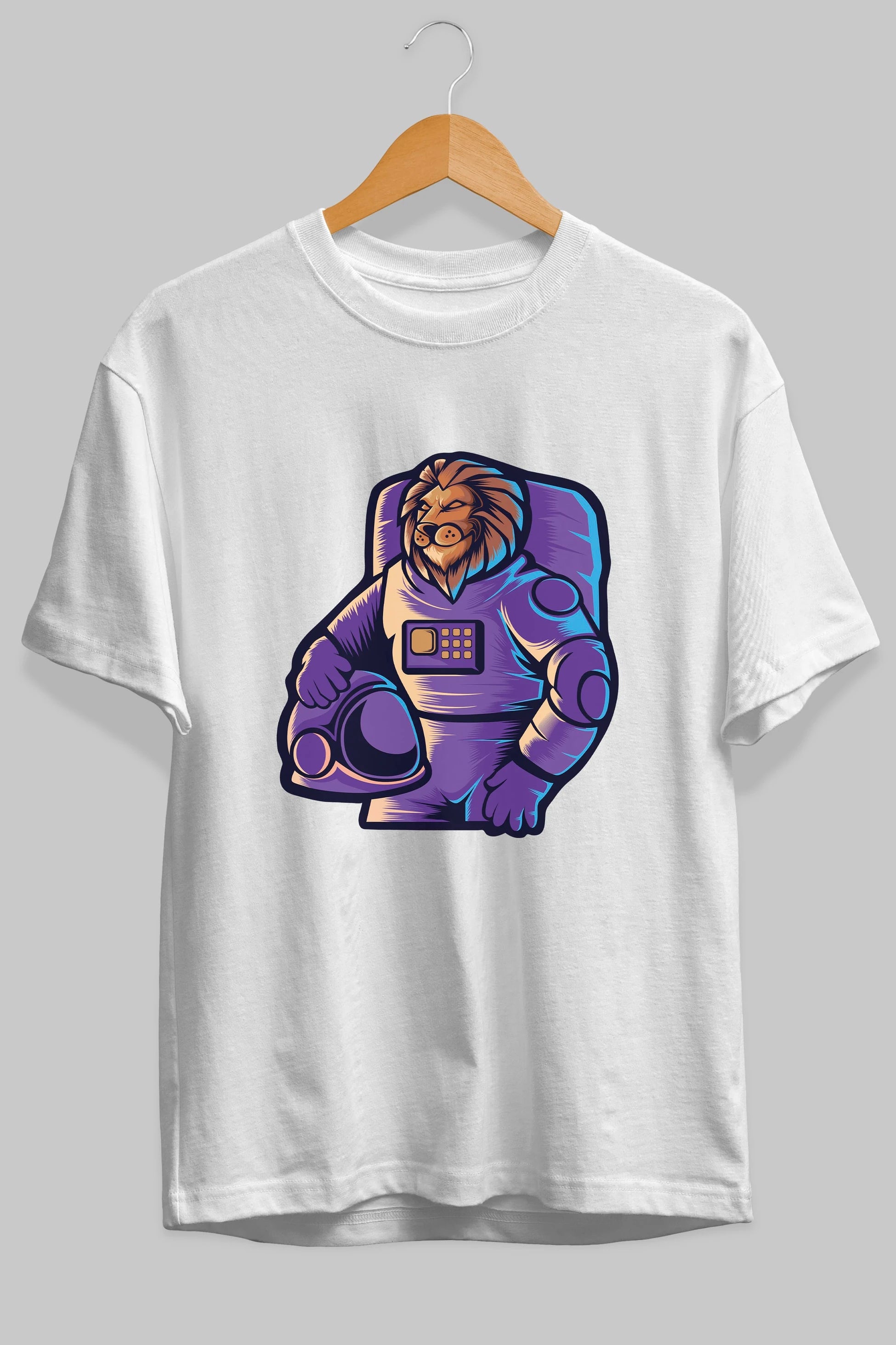 Astroking Ön Baskılı Oversize t-shirt Erkek Kadın Unisex