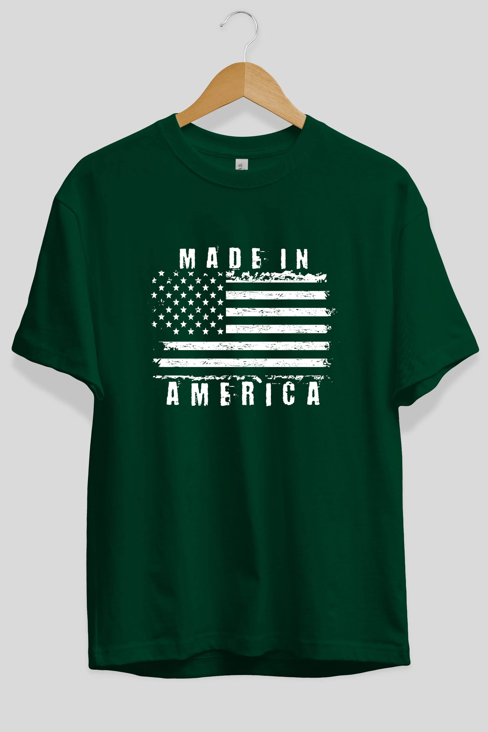 Made in America Ön Baskılı Oversize t-shirt Erkek Kadın Unisex
