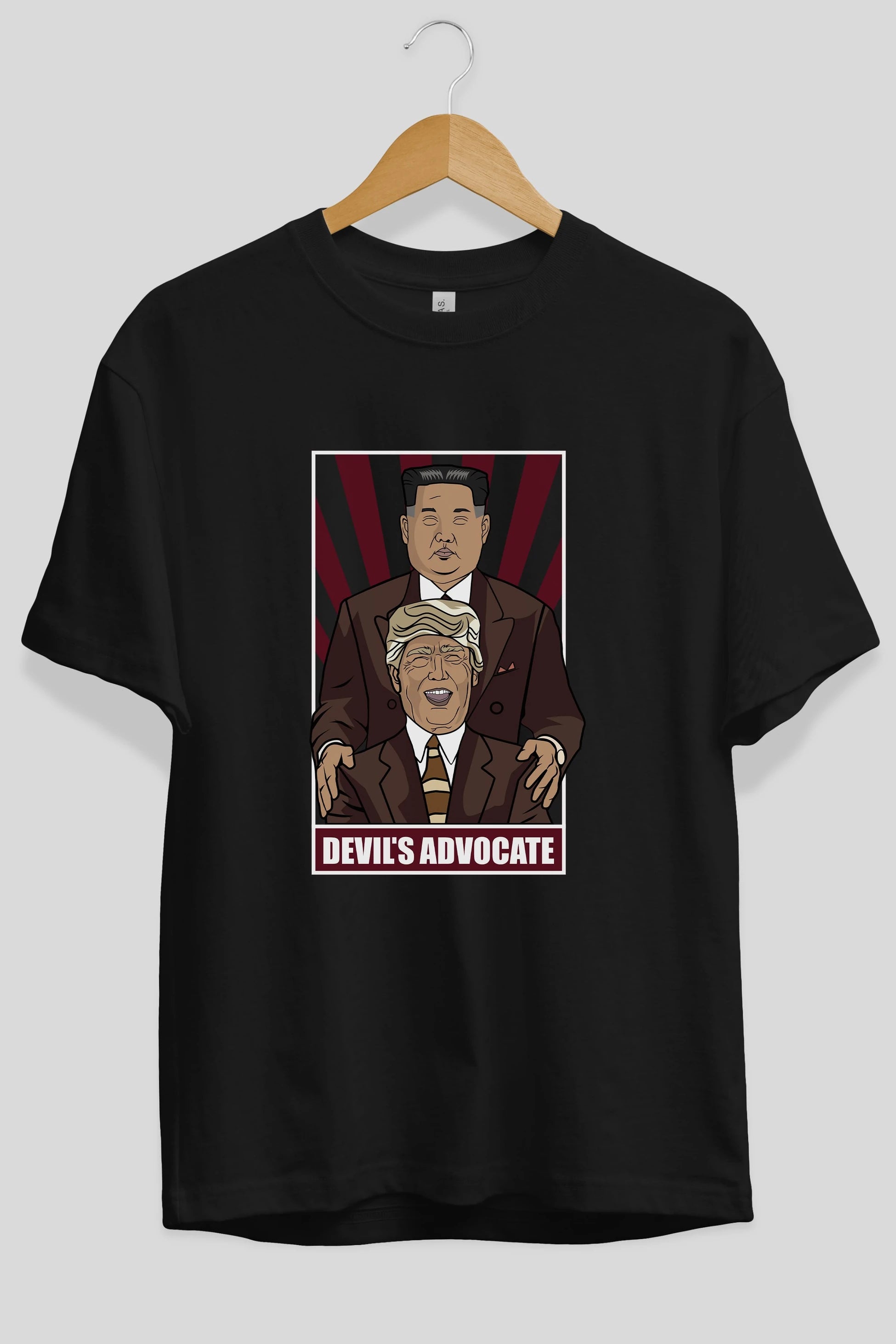 Devil_s Advocate Ön Baskılı Oversize t-shirt Erkek Kadın Unisex %100 Pamuk tişort