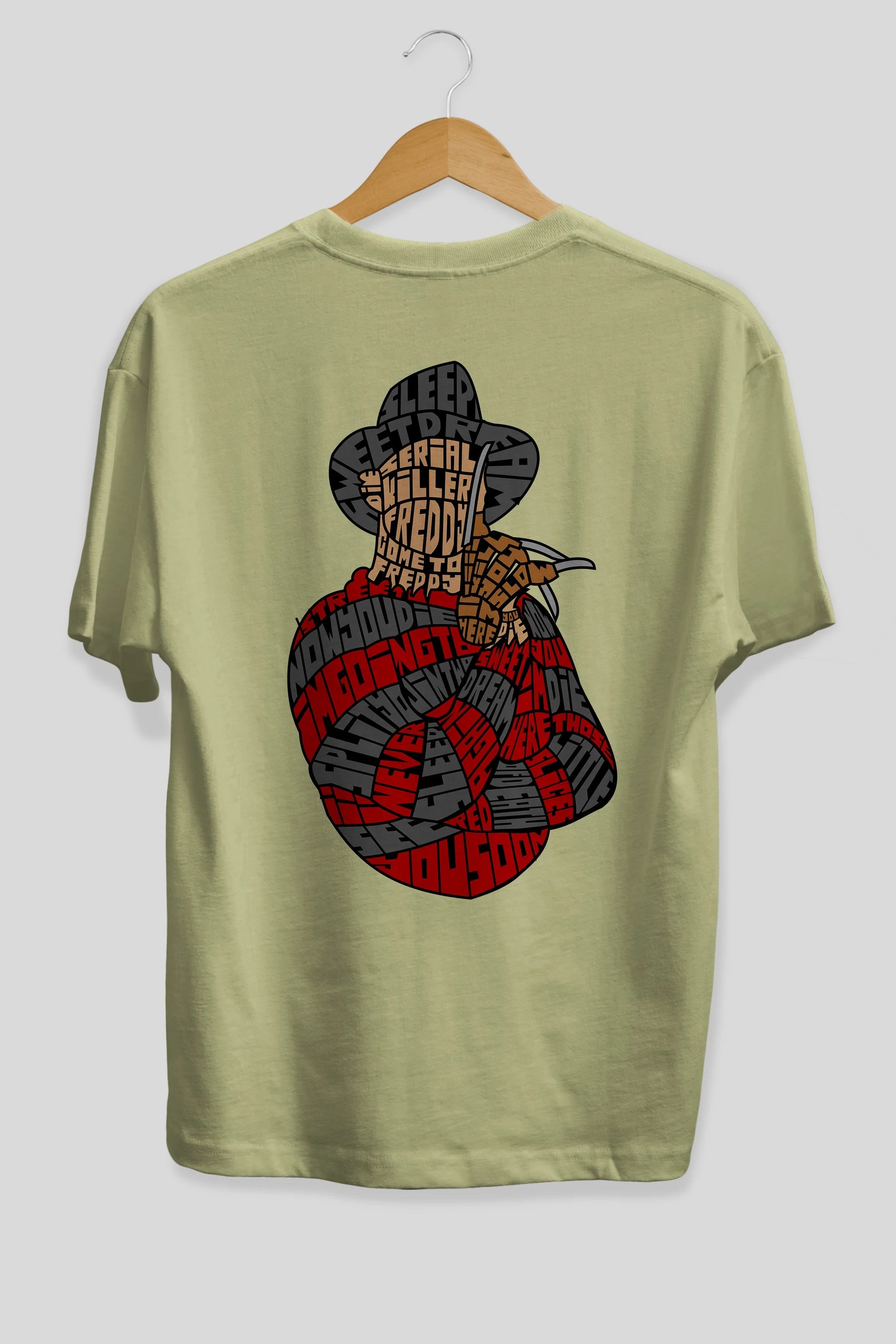 Sweet Dream Arka Baskılı Oversize t-shirt %100 pamuk Erkek Kadın Unisex